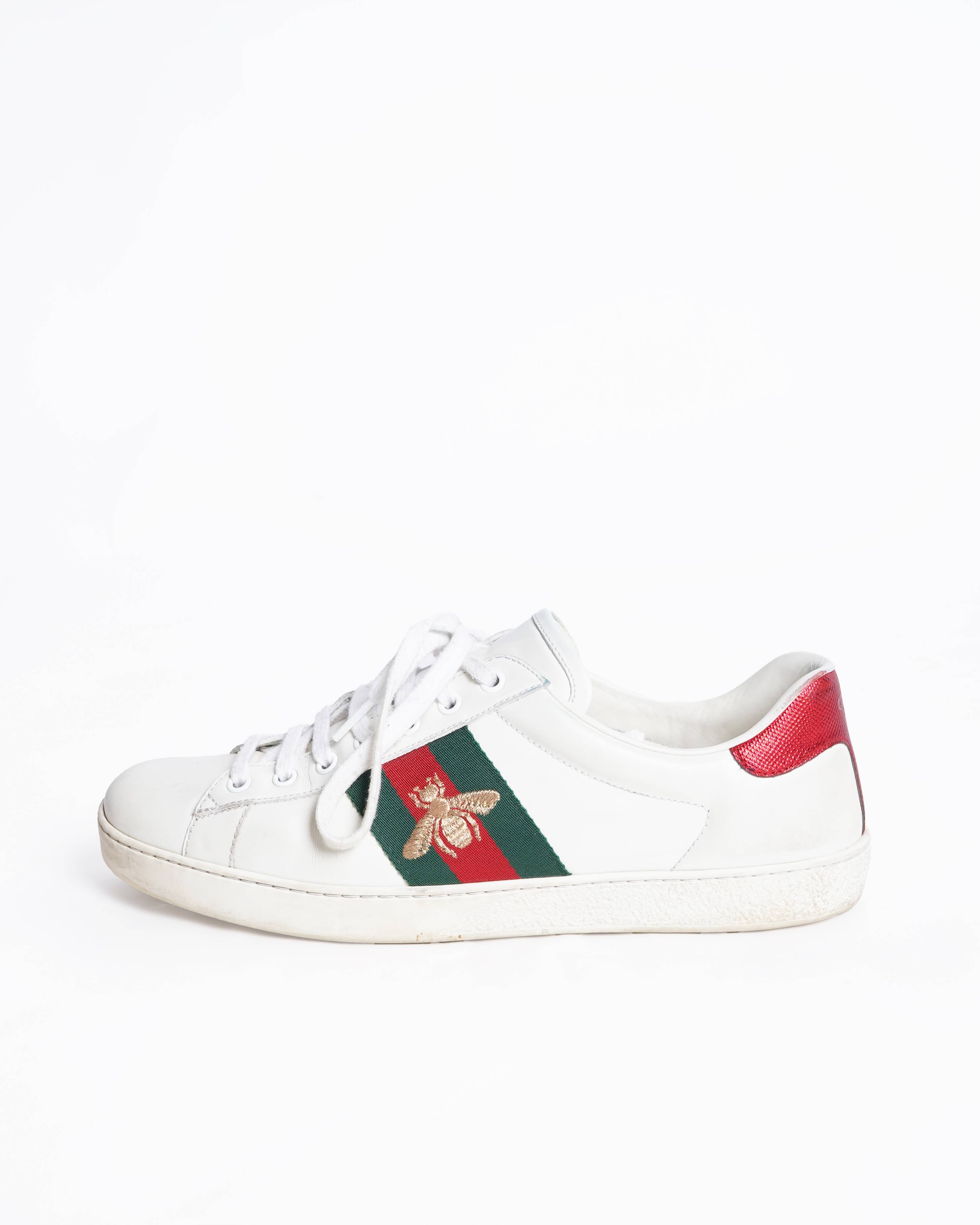 Gucci Ace leather trainers