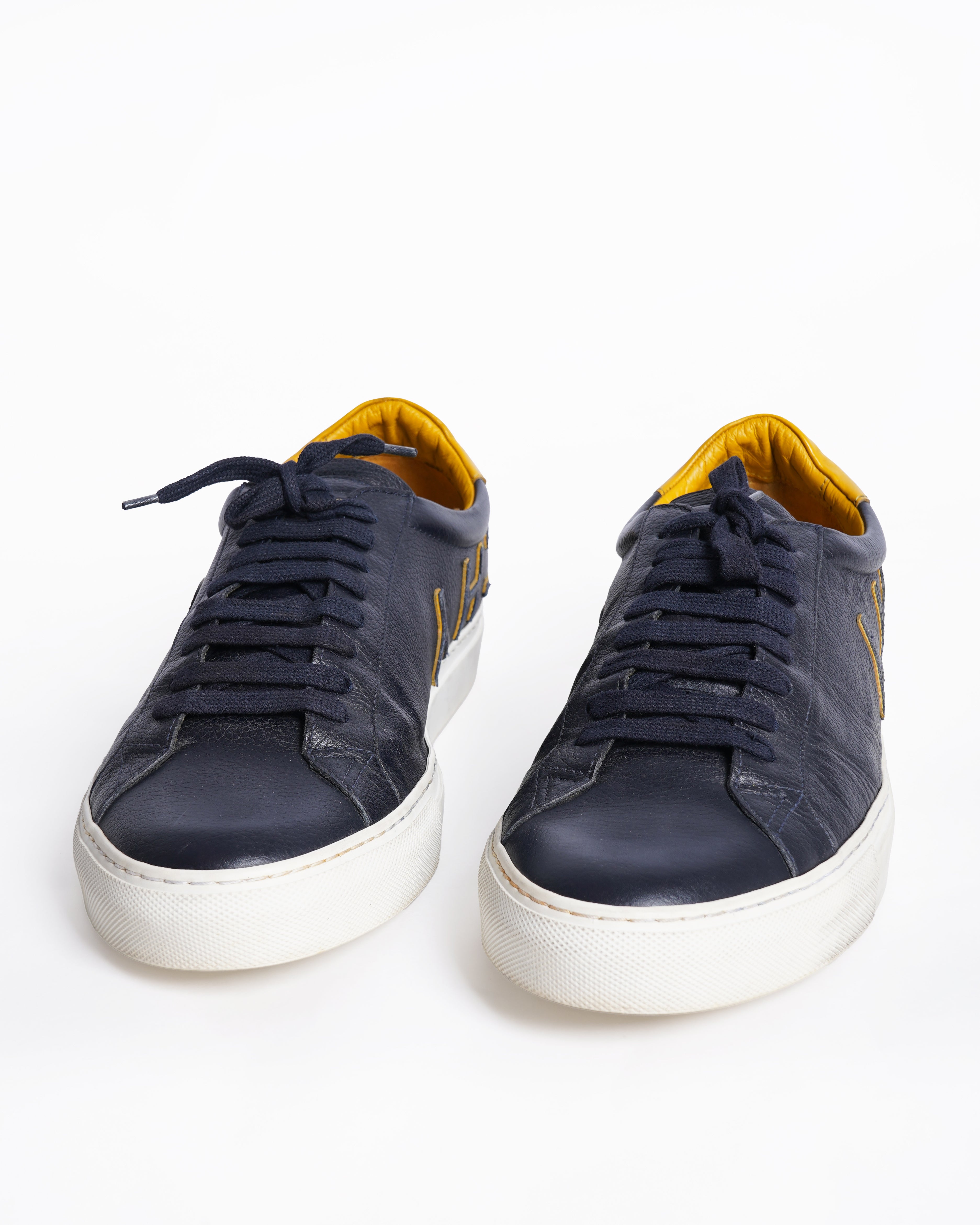 Givenchy Leather colorblock pattern sneakers