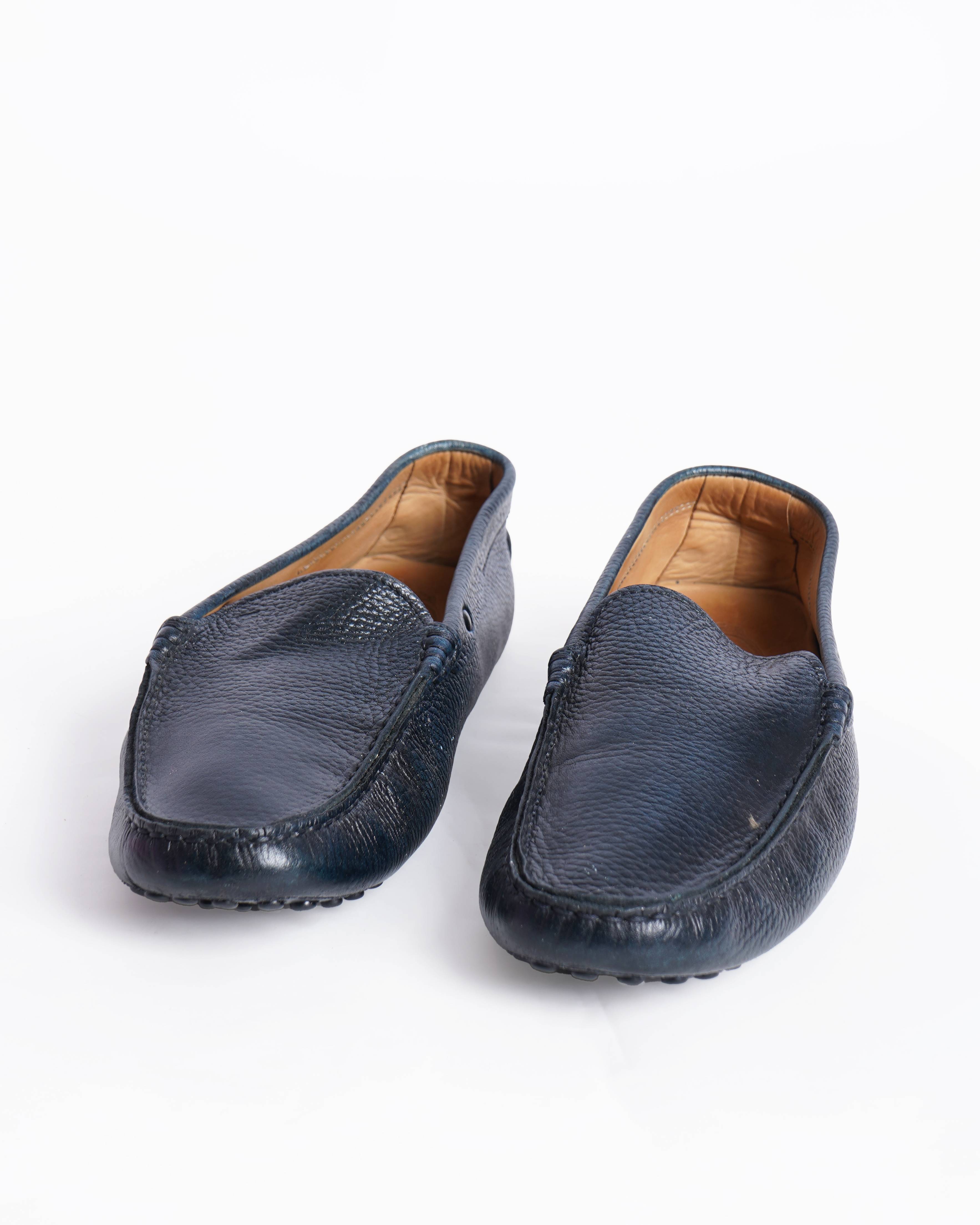 Tod's Leather loafers in blue