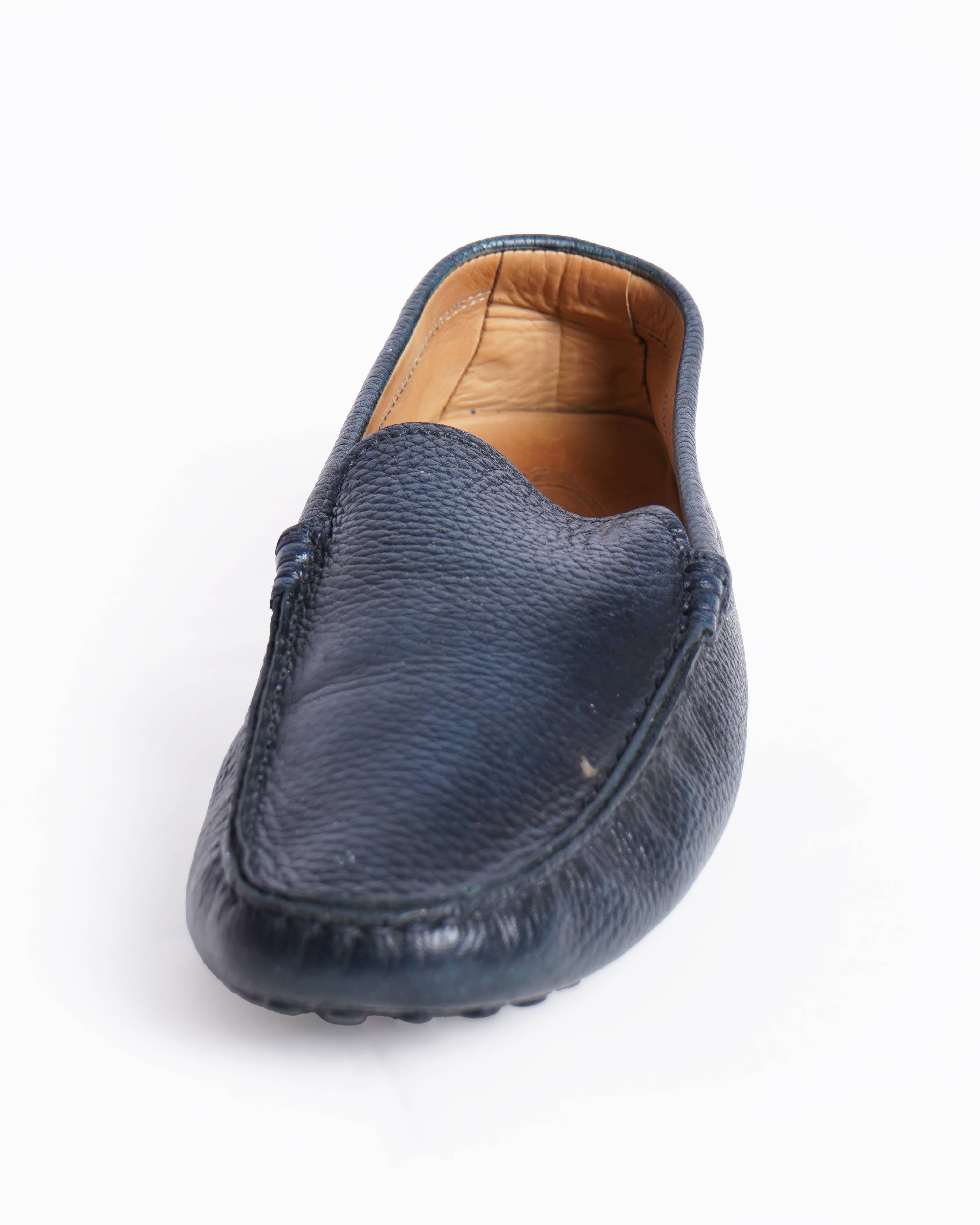Tod's Leather loafers in blue