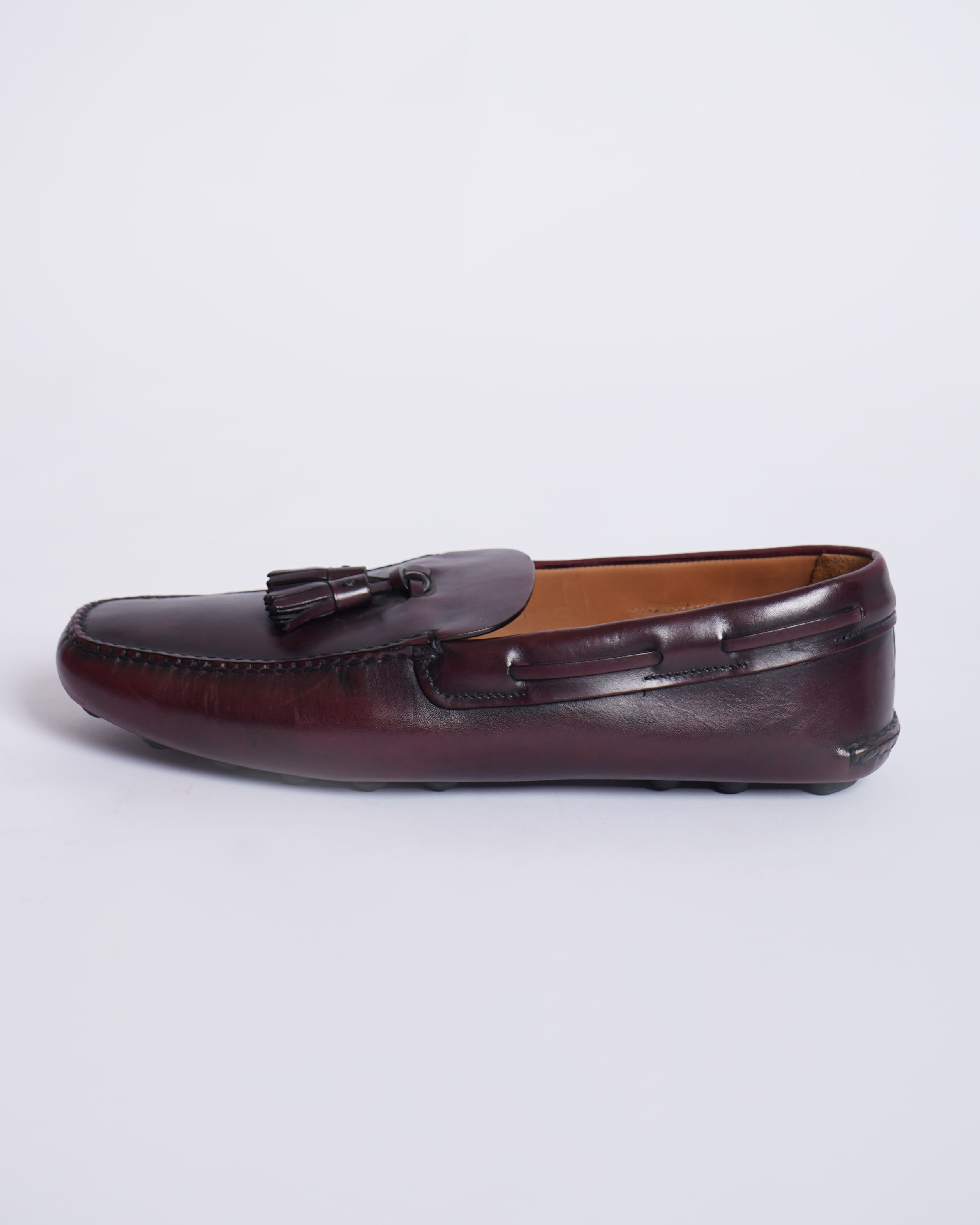 Church’s Men’s Burgundy Leather Tassel Loafers