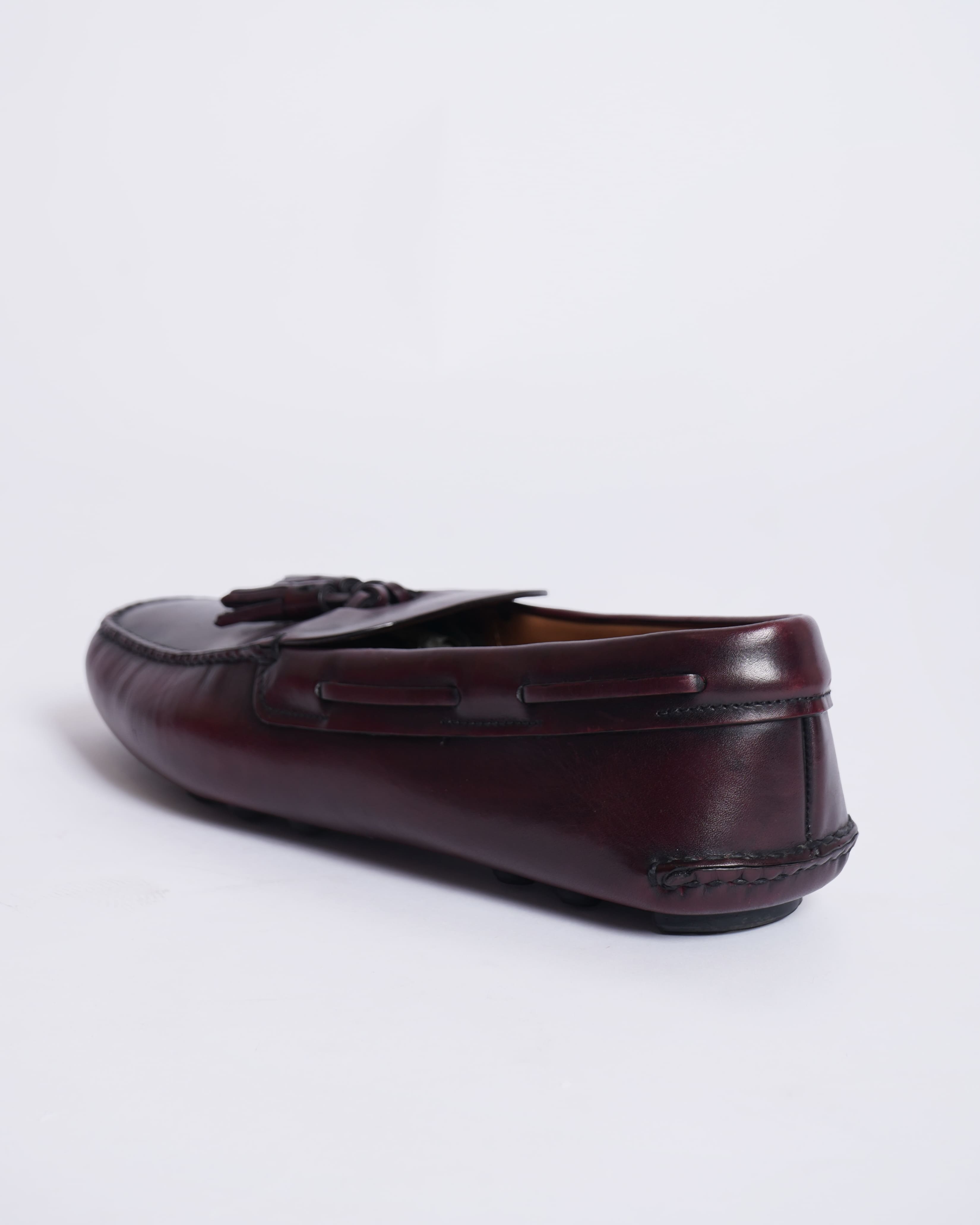Church’s Men’s Burgundy Leather Tassel Loafers