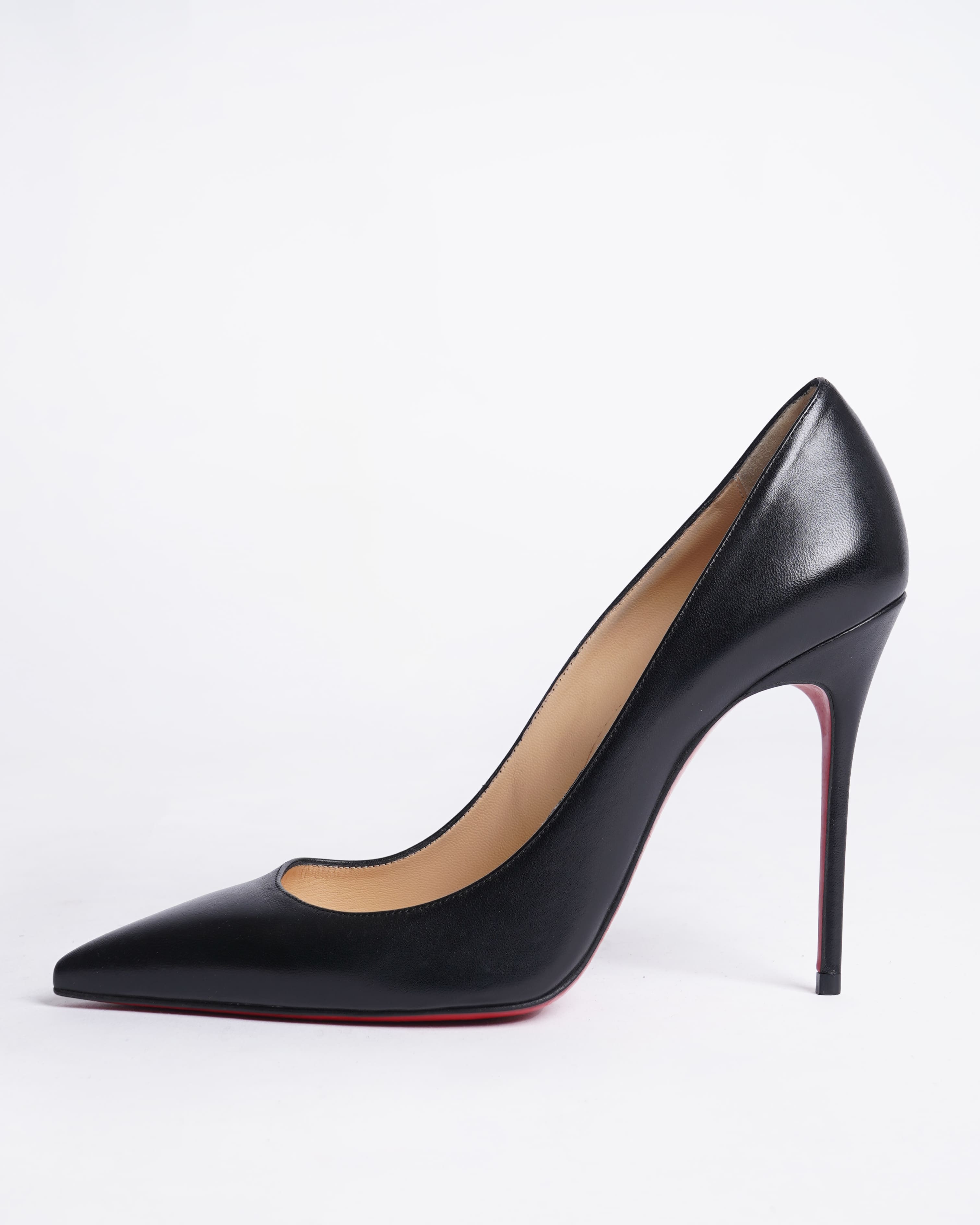 Christian Louboutin Pointy Toe Stilettos In Black