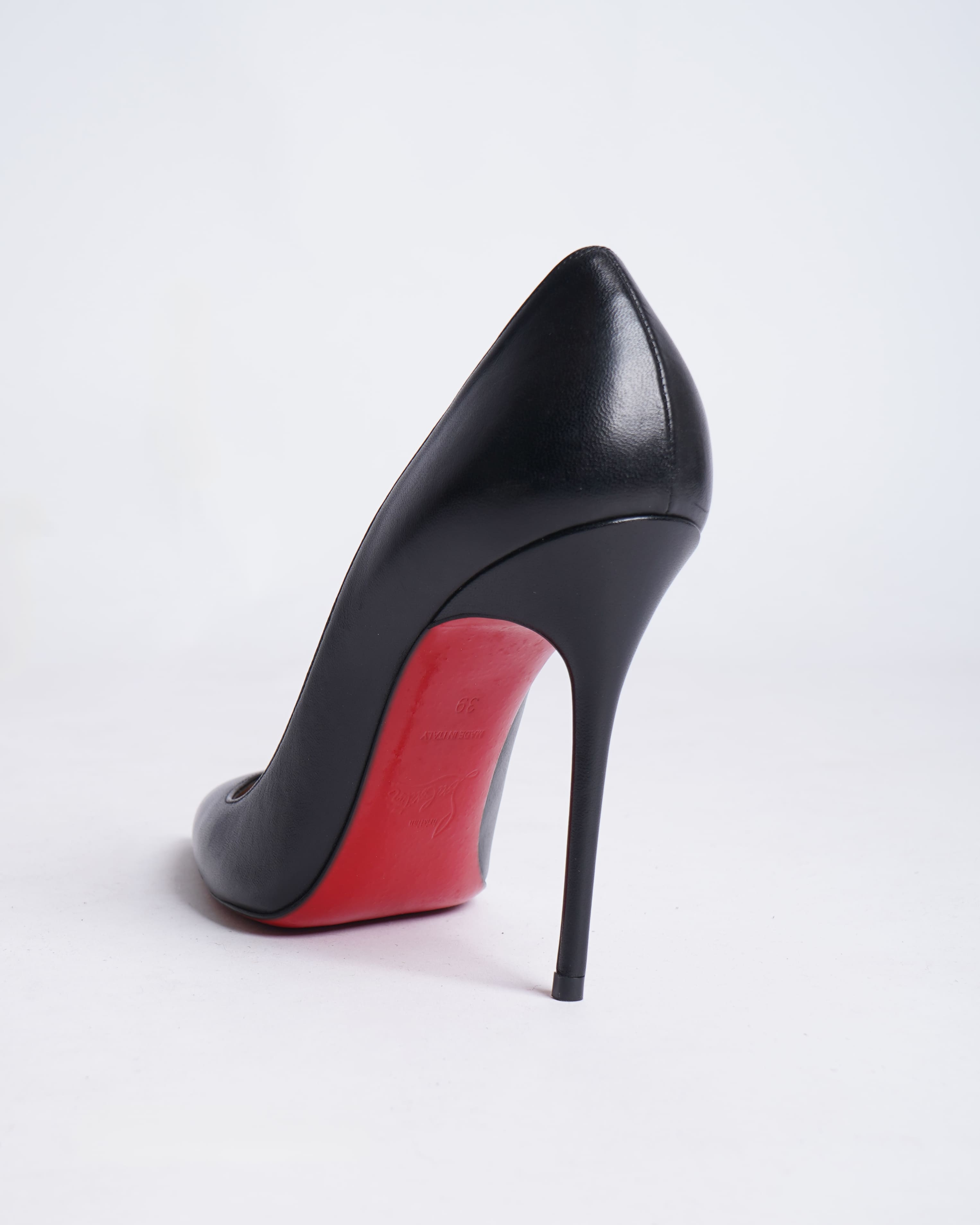Christian Louboutin Pointy Toe Stilettos In Black