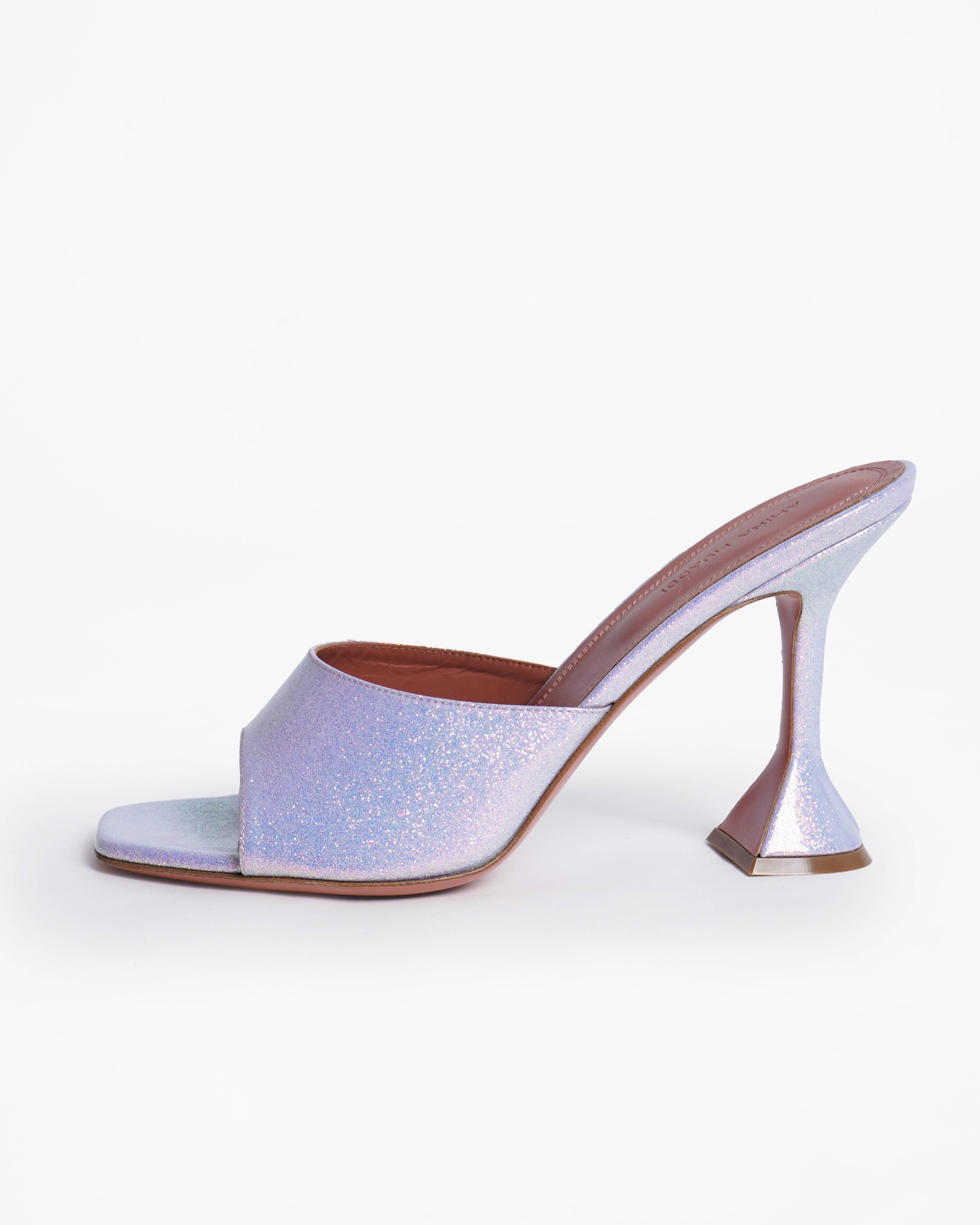 New Amina Muaddi lupita metallic 95mm