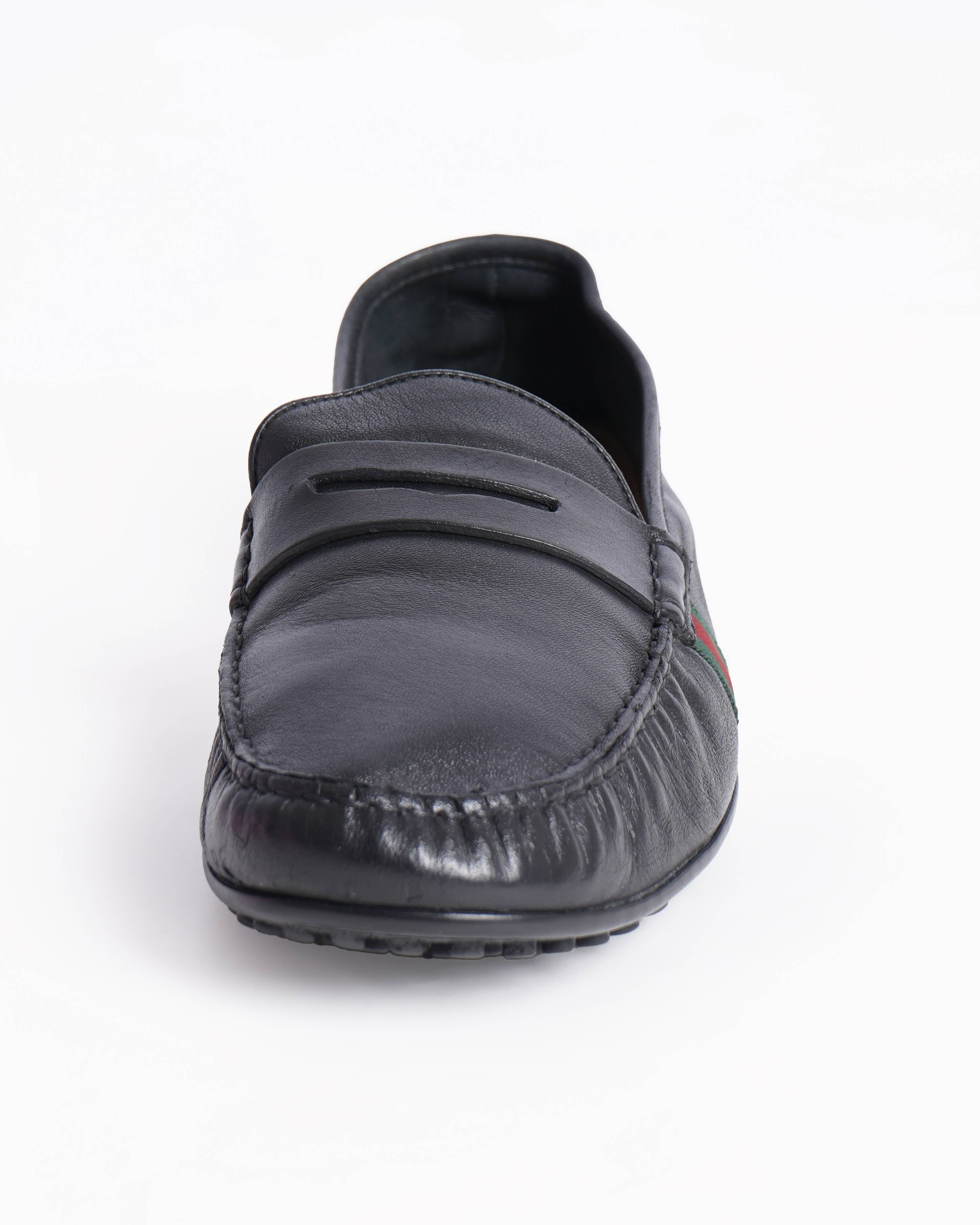 Gucci Men's Drivers Loafers In Black