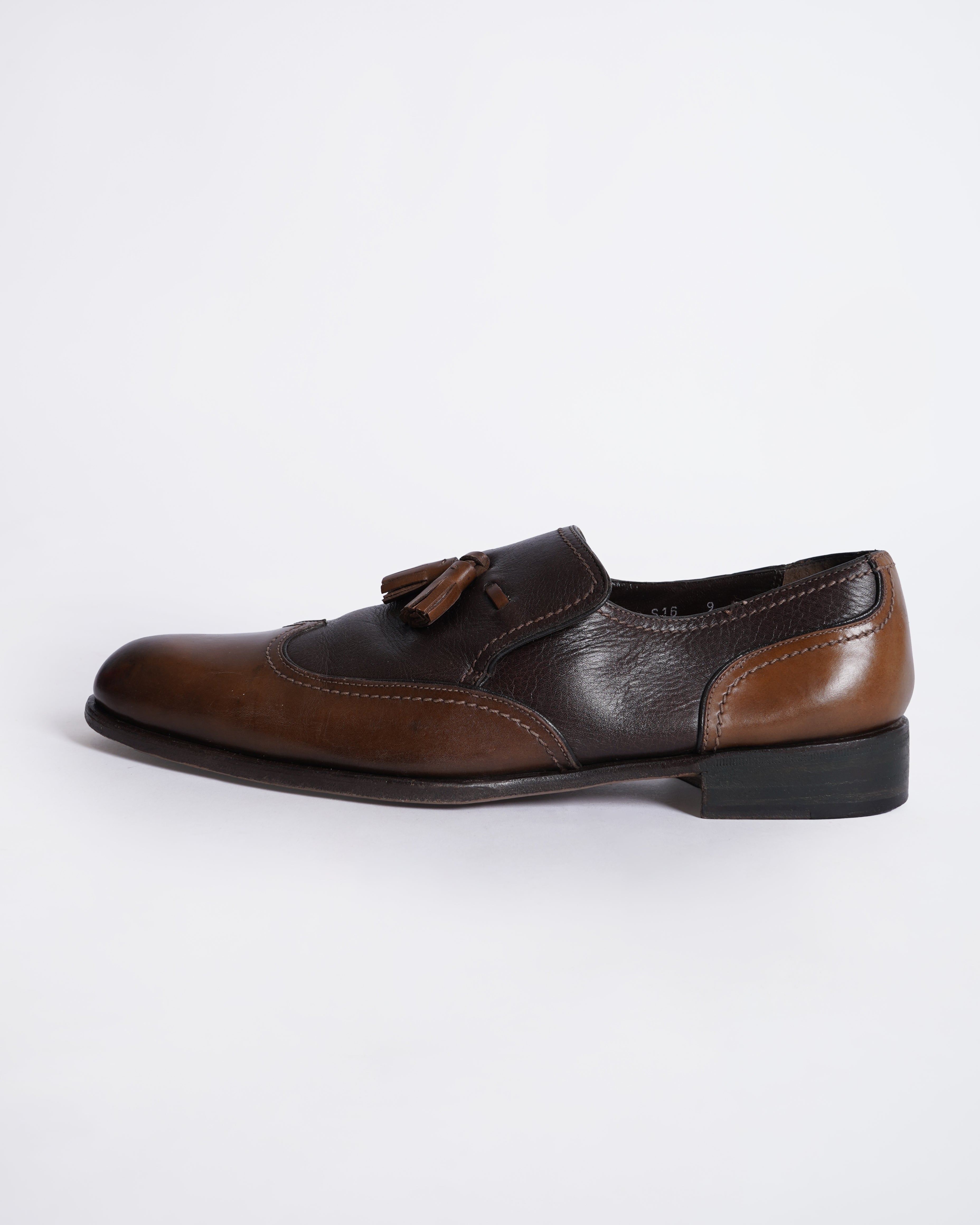 Salvatore Ferragamo BrownLeather Loafers Shoes