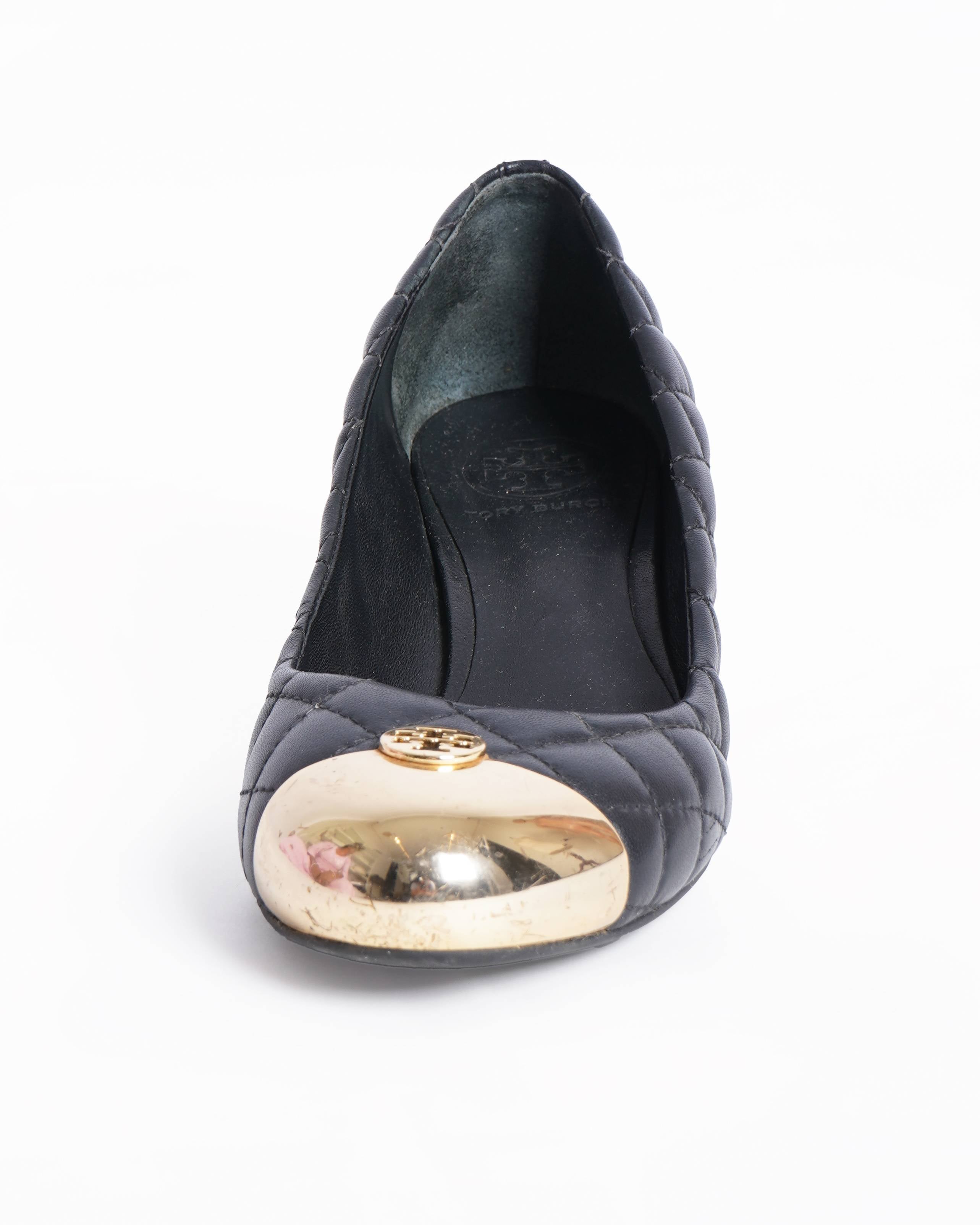 Tory Burch
Black Leather Ballet Heels