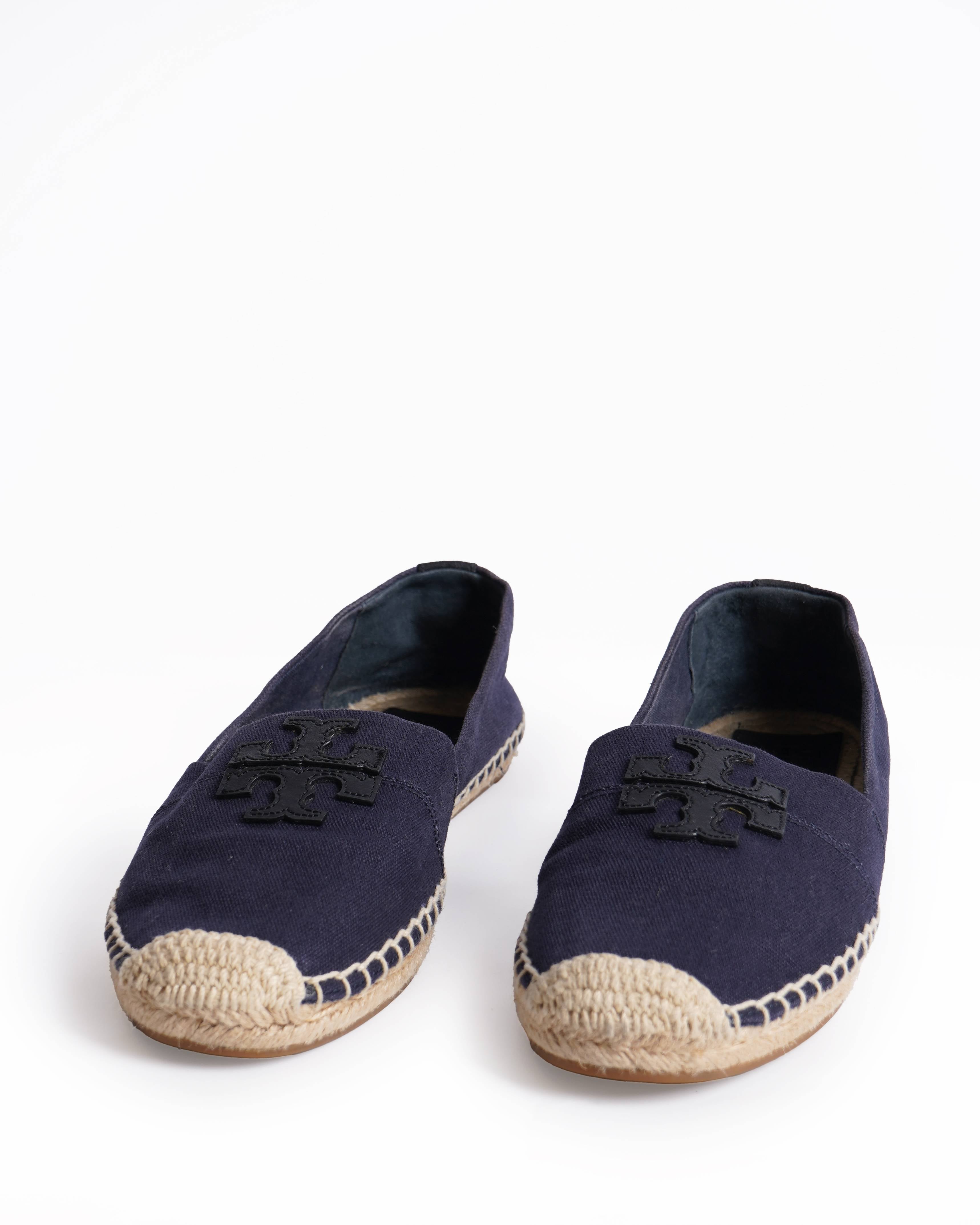 Tory Burch Women's Weston Espadrilles In Ink Blue