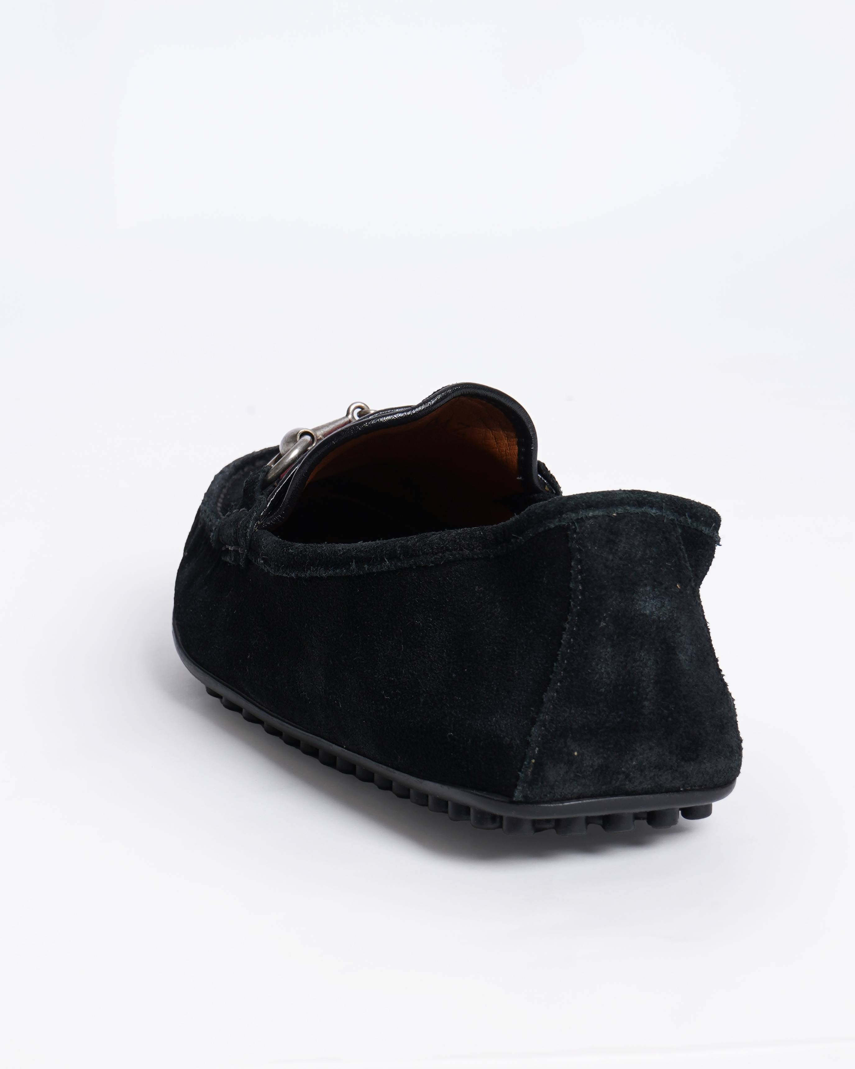 Gucci Vintage Suede Loafers