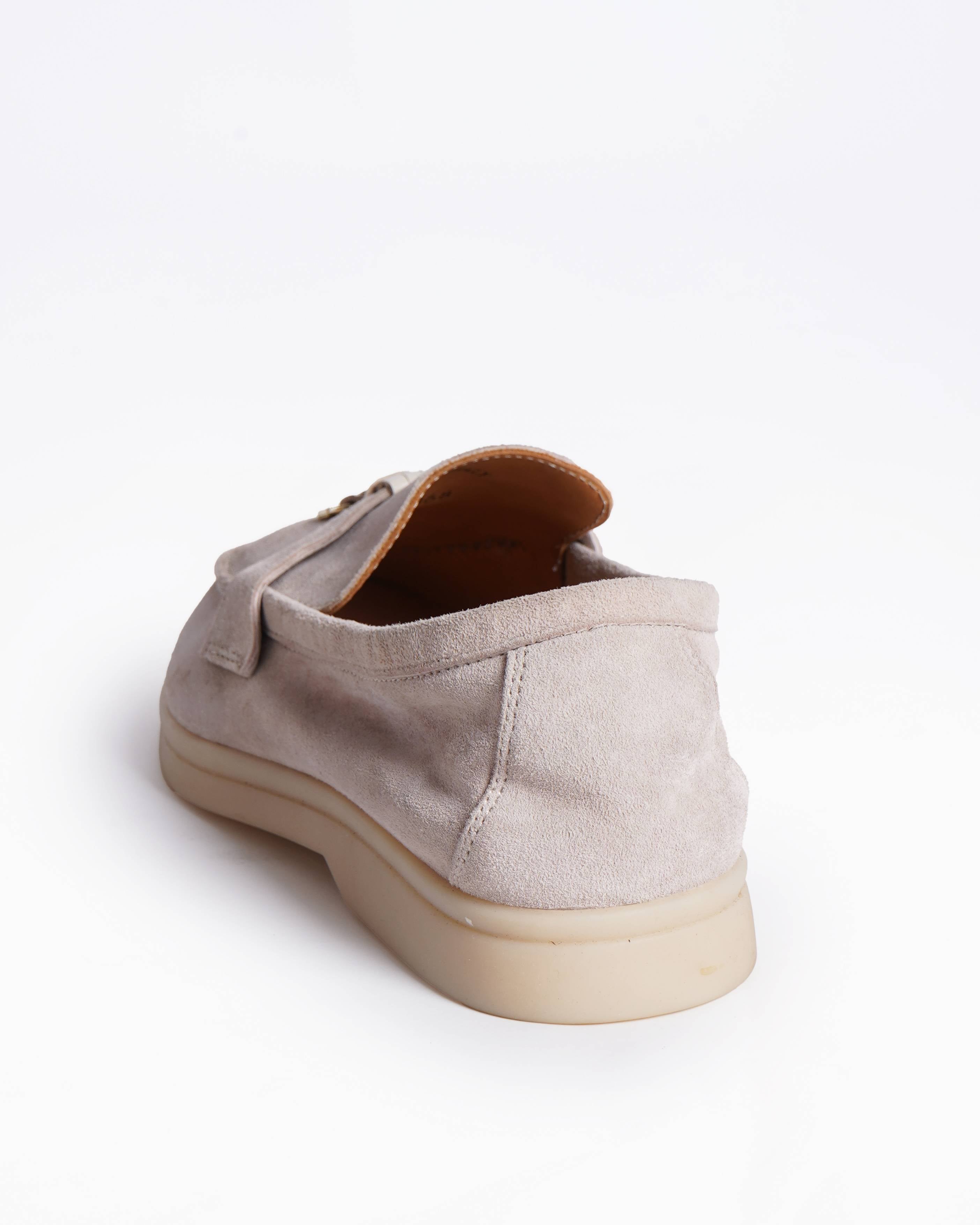Loro Piana Summer Charms Walk Loafer In Beige
