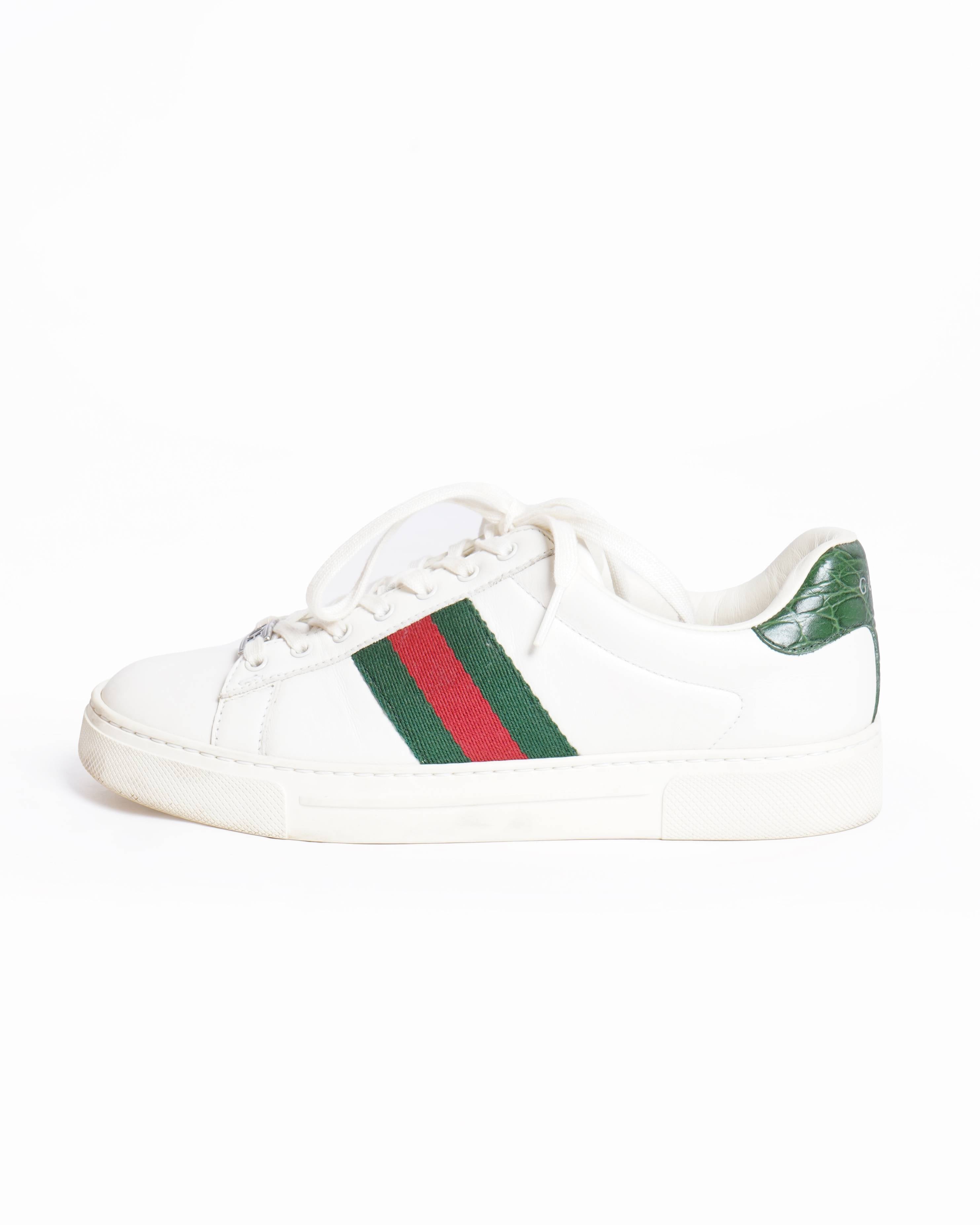 Gucci ace leather sneakers