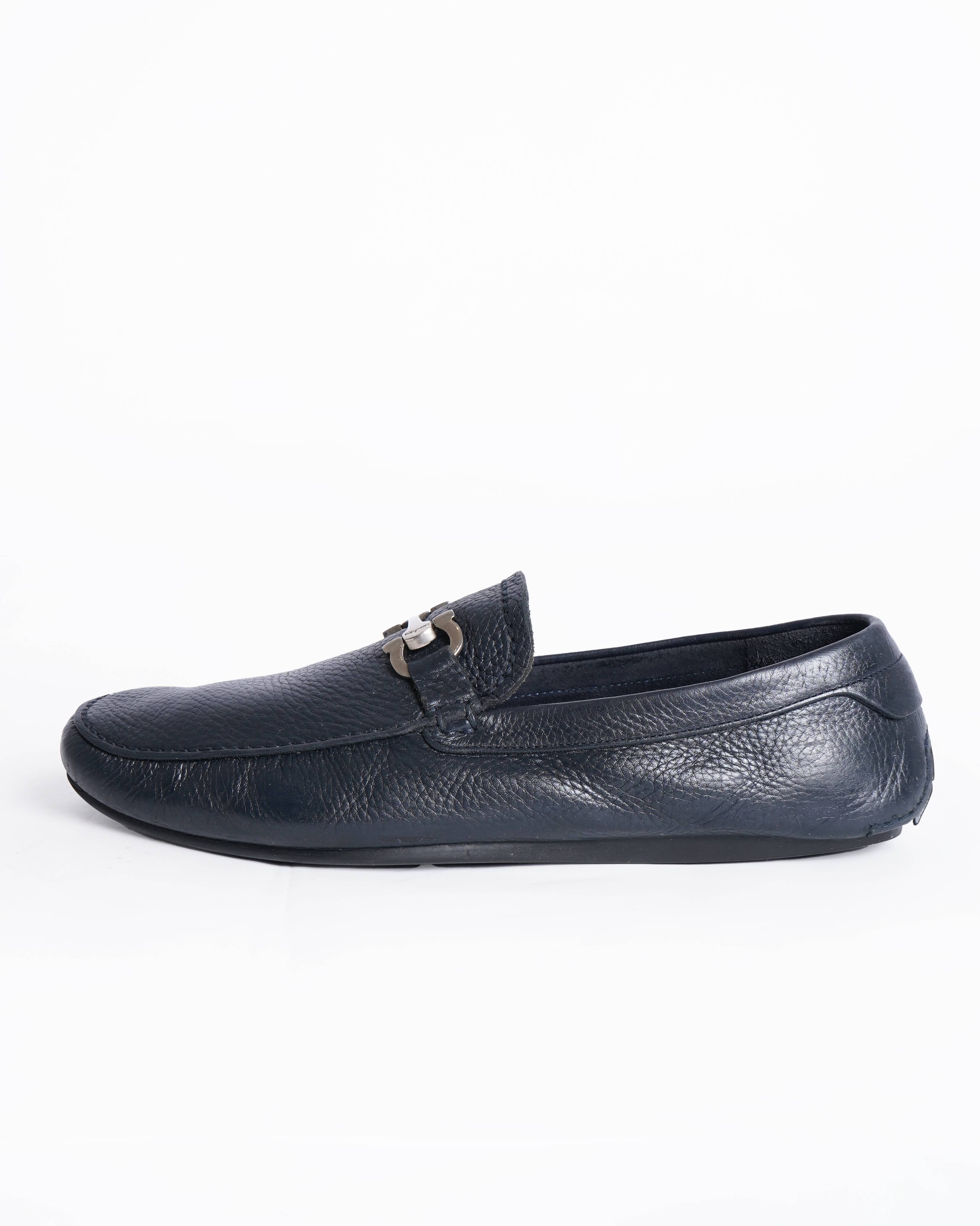 Salvatore ferragamo Blue driver loafers