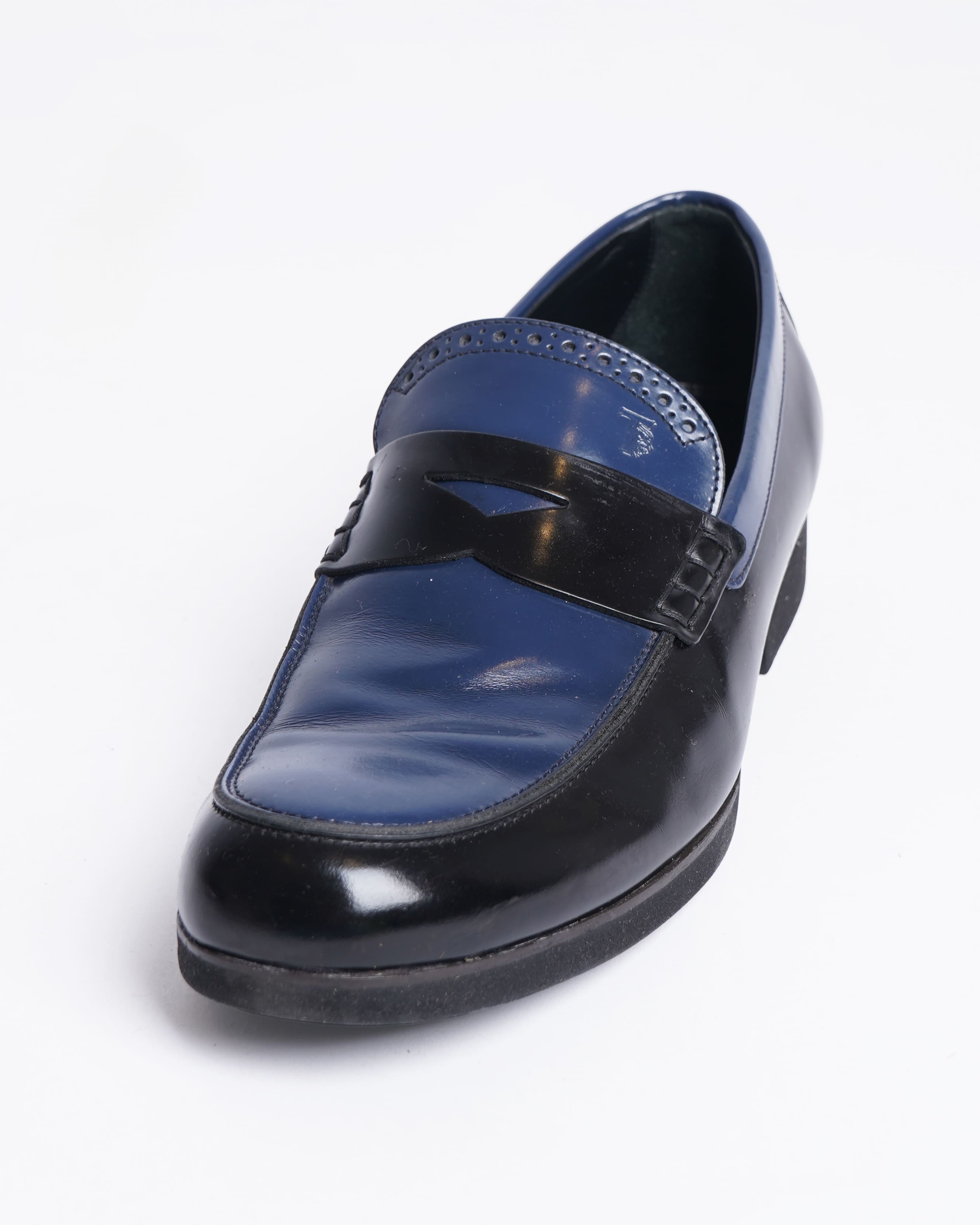 Tods Men Loafers in Blue and black