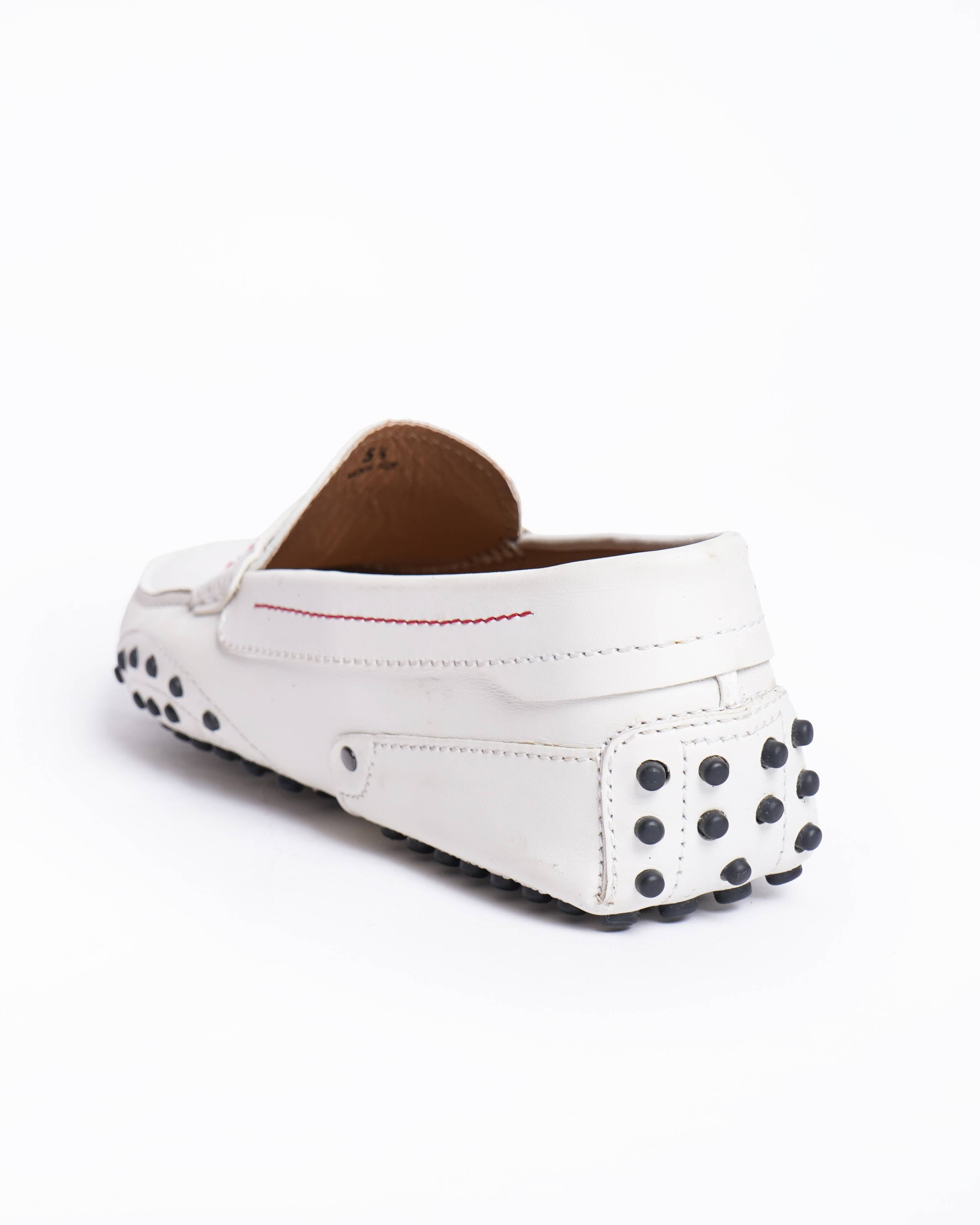 Tod's ferrari white men's loafers
