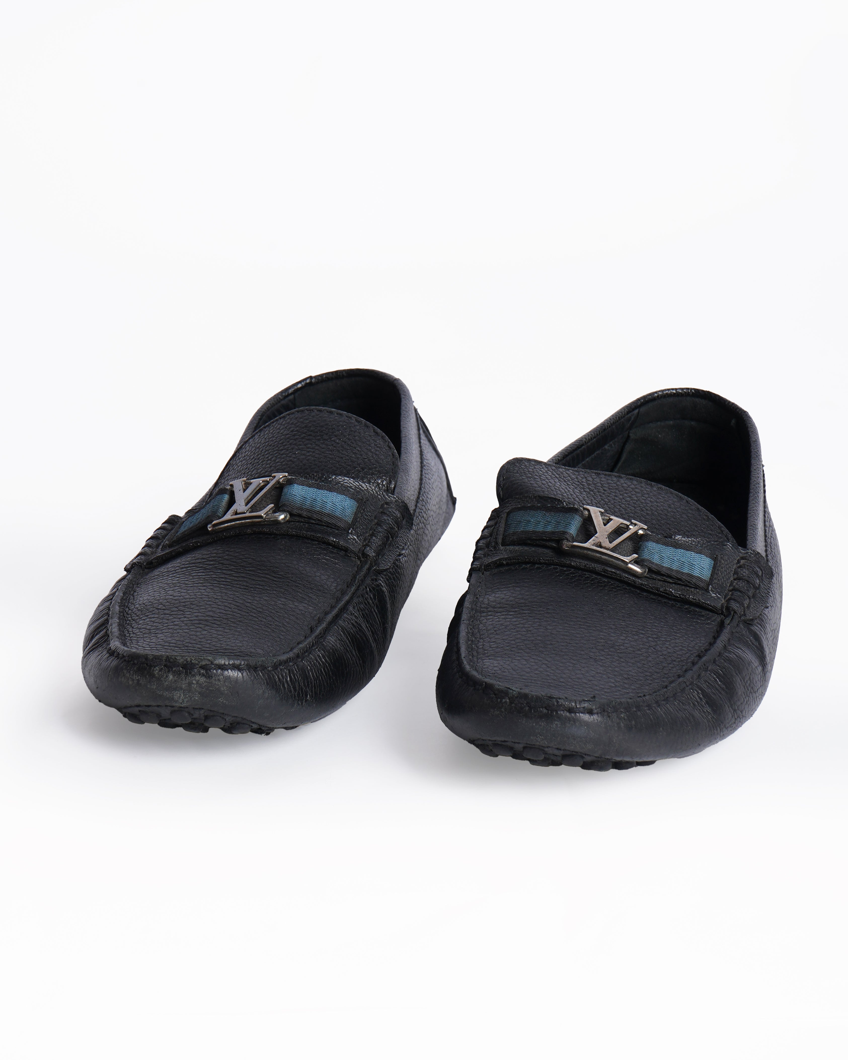 Louis Viutton 
Carlo Moccasins Loafers in balck