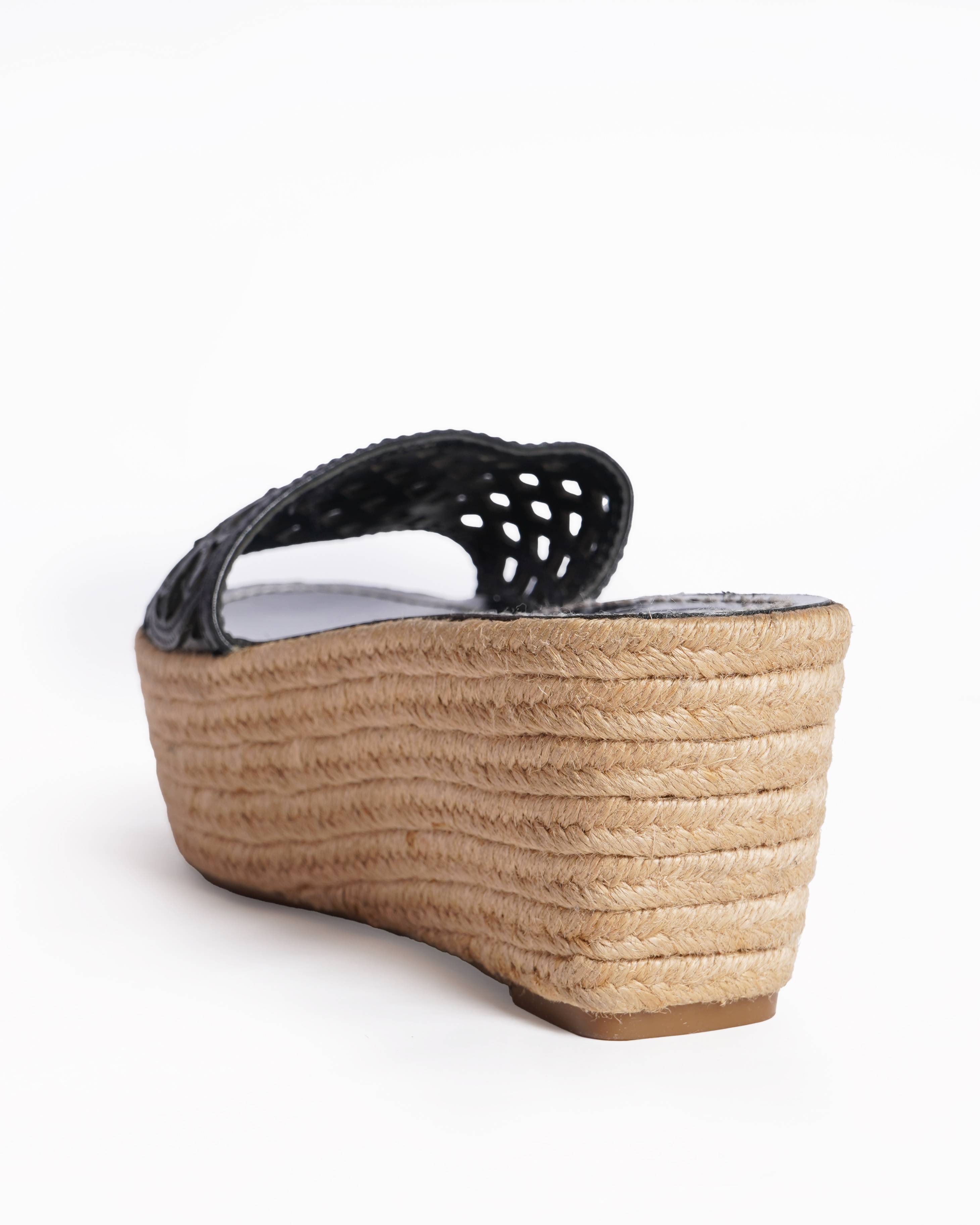 Tory Burch leather wedge sandals