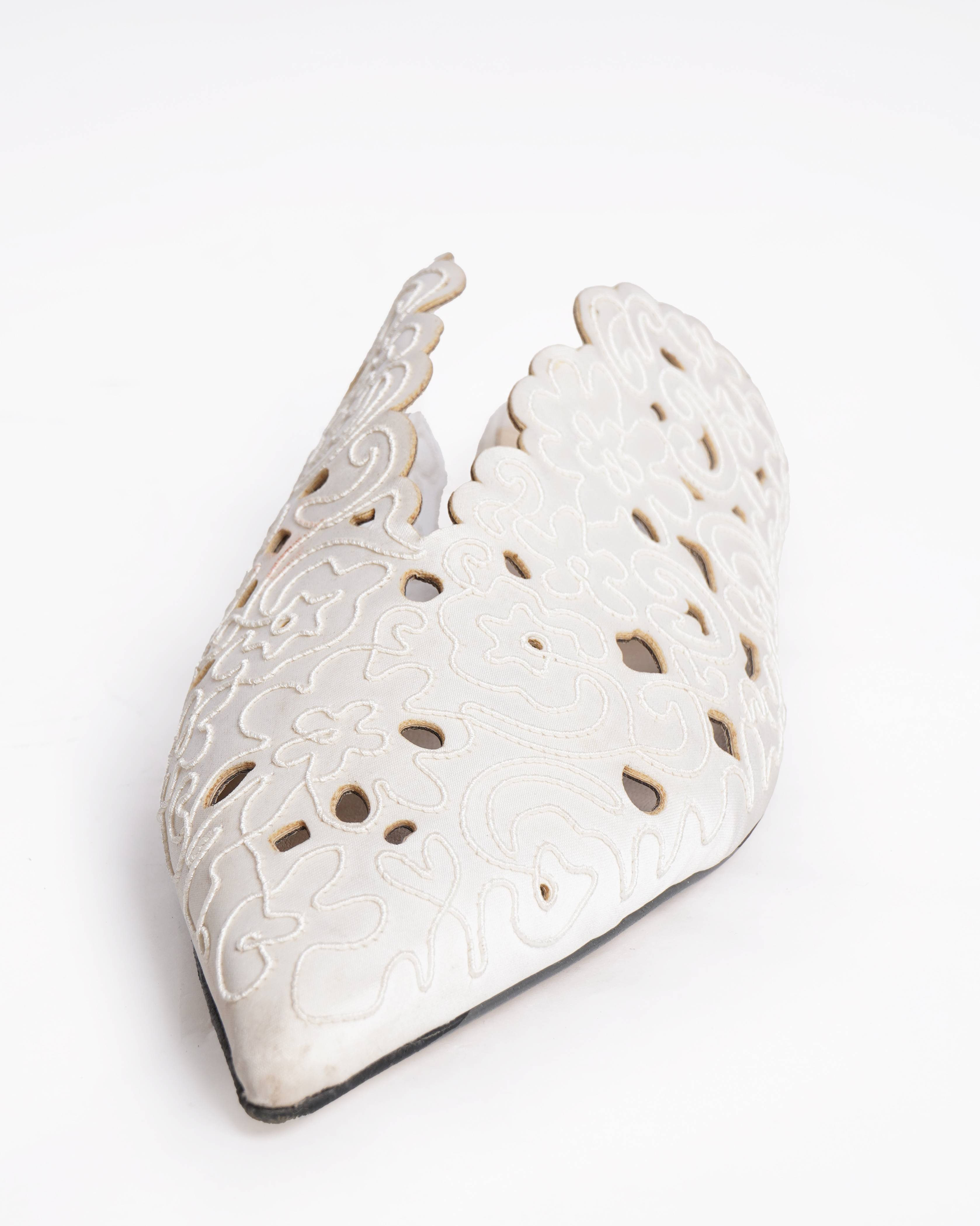 Jimmy Choo Loris Floral Embroidered Flats