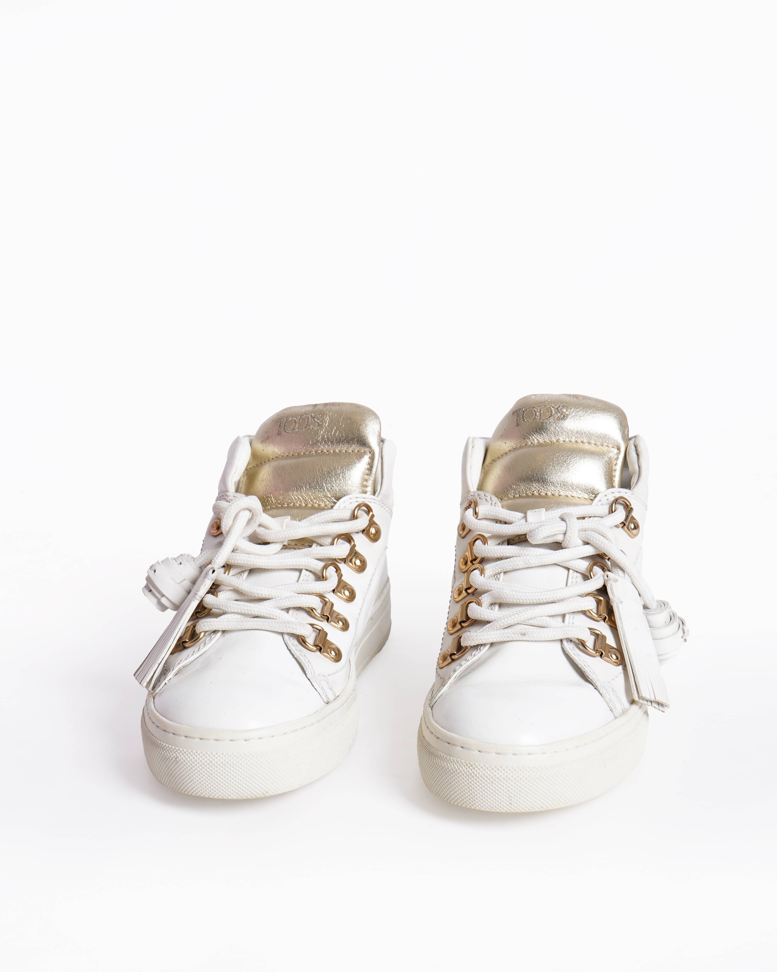 Tod's Sportivo Polacco White Sneakers