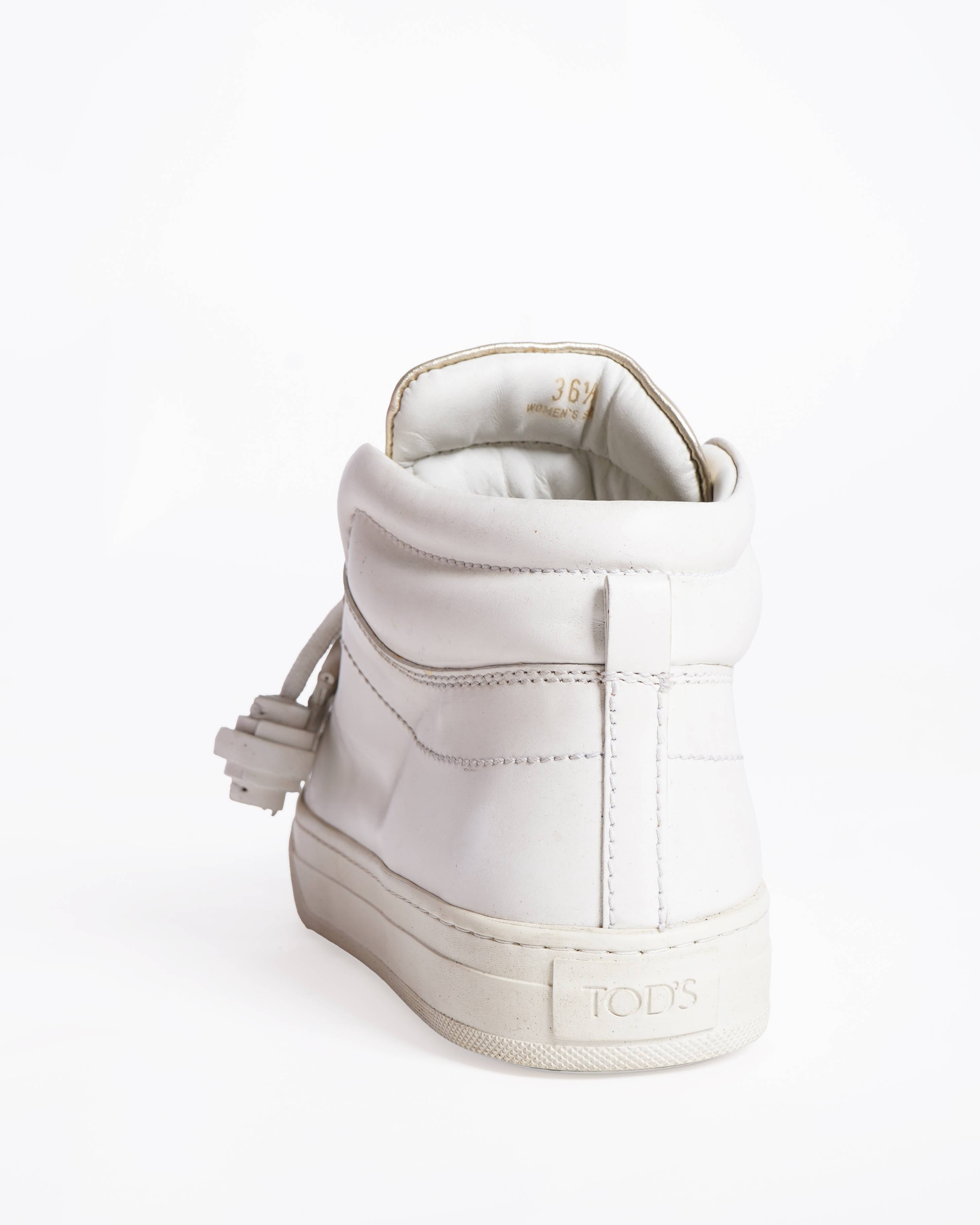 Tod's Sportivo Polacco White Sneakers