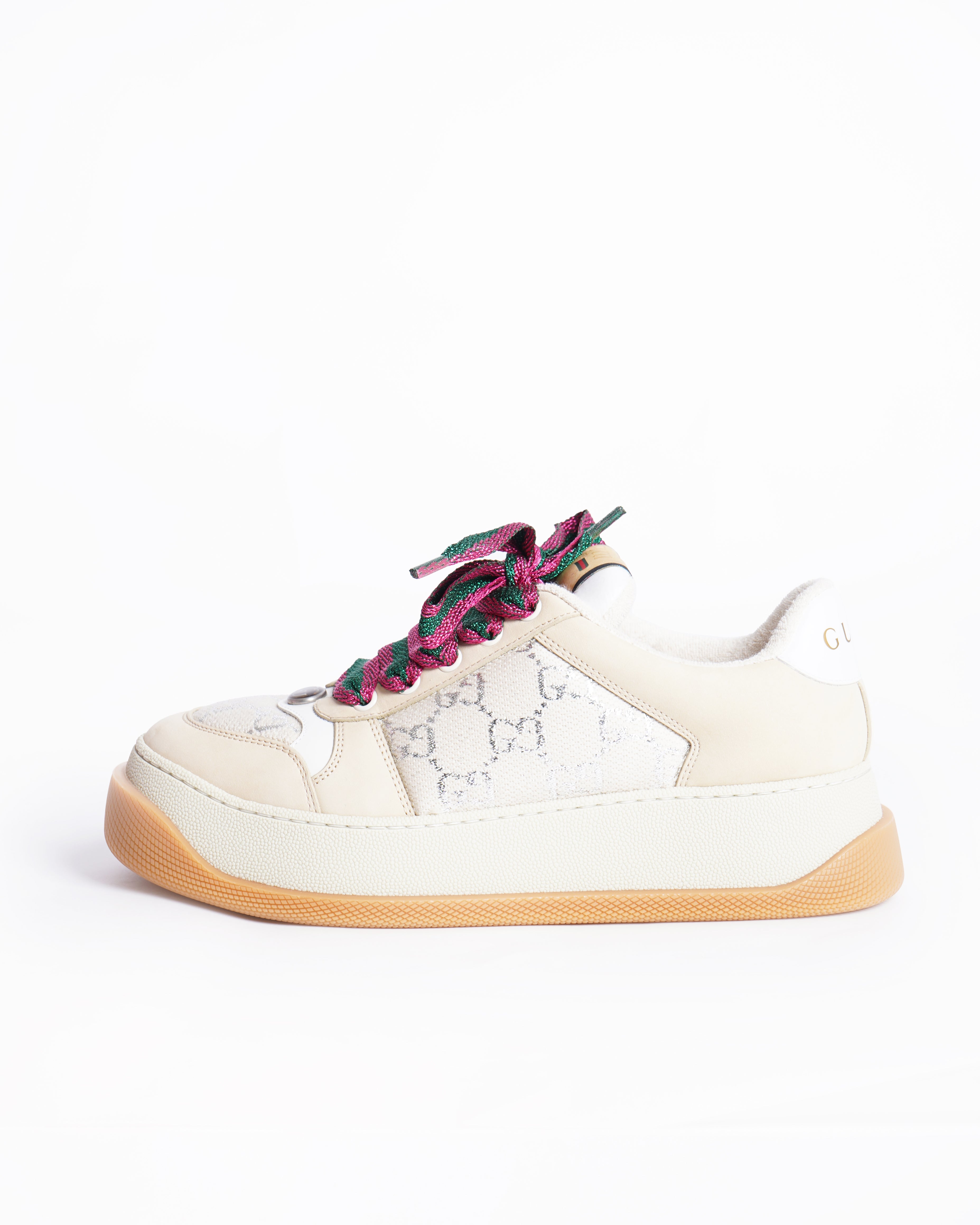 New Gucci gg screener sneakers in beige