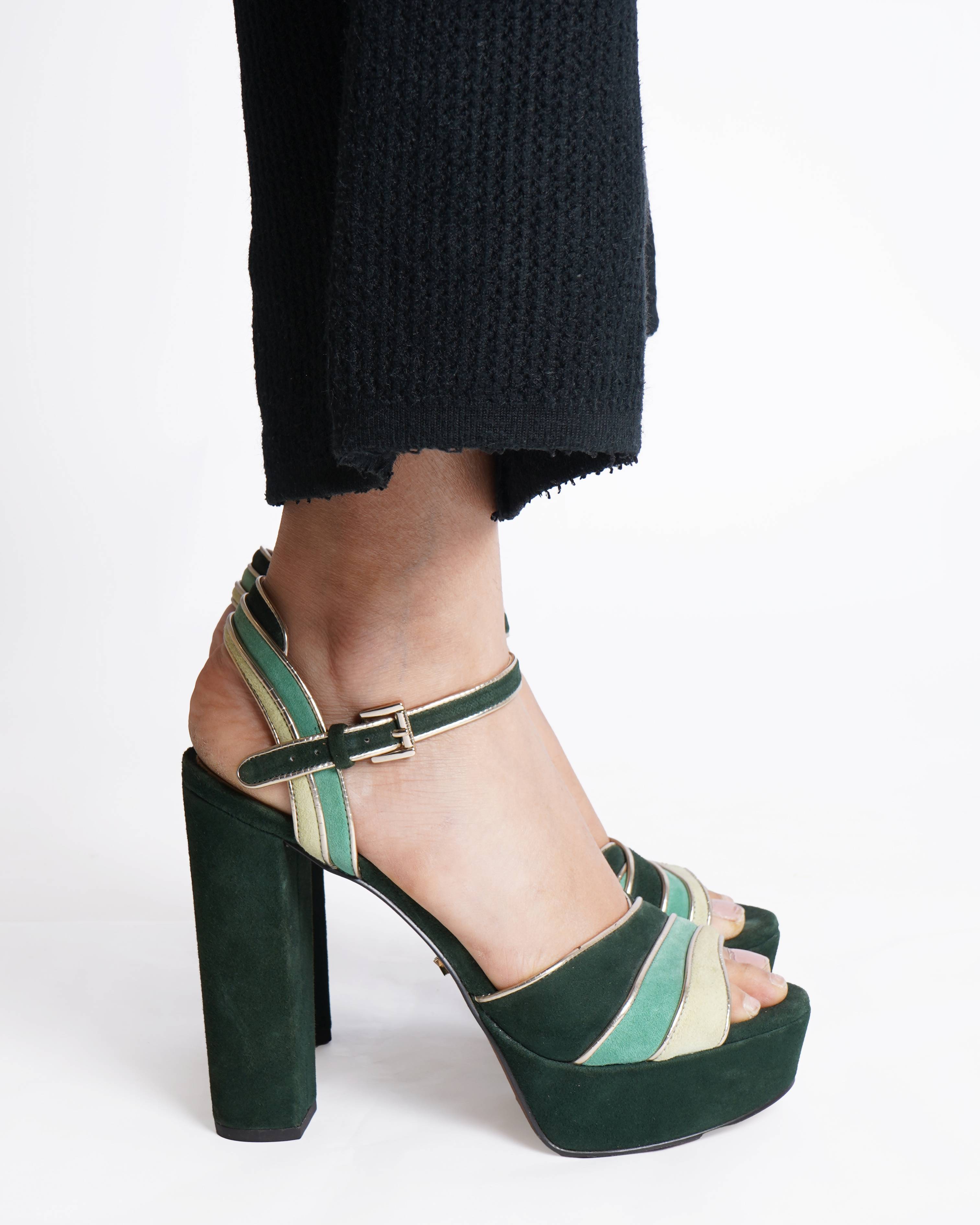 Michael kors Harper Platform Heels with Ankle Strap