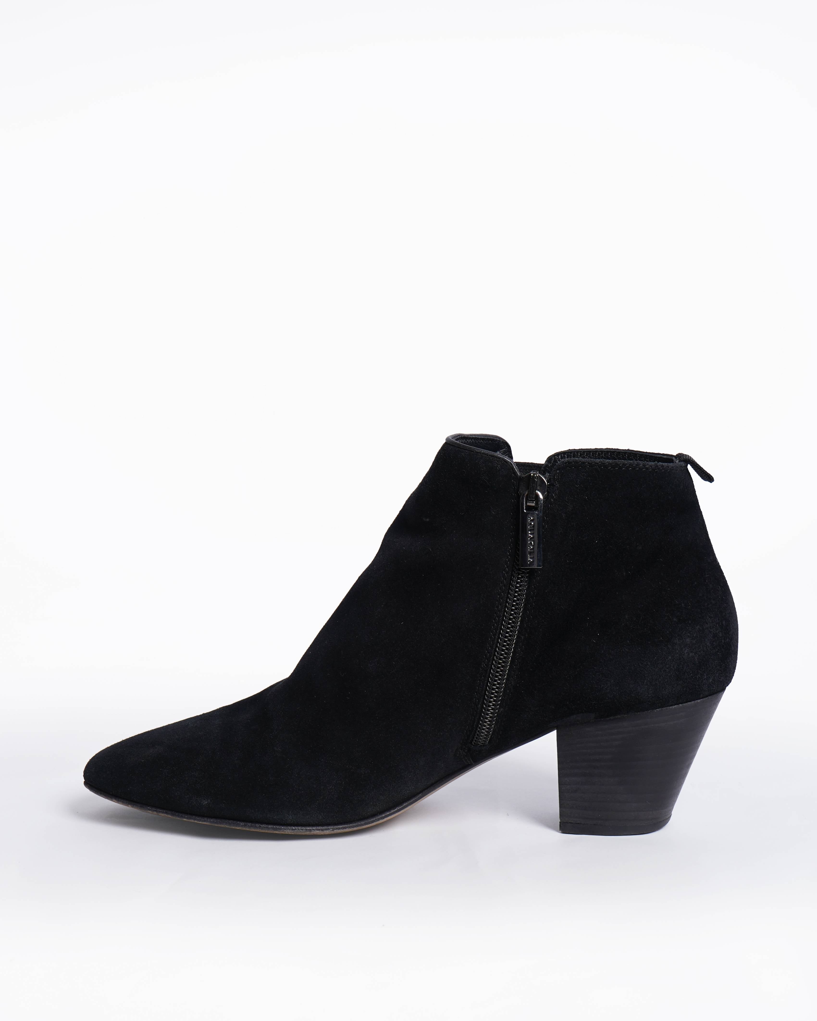 Russell & Bromley Black Suede Boots