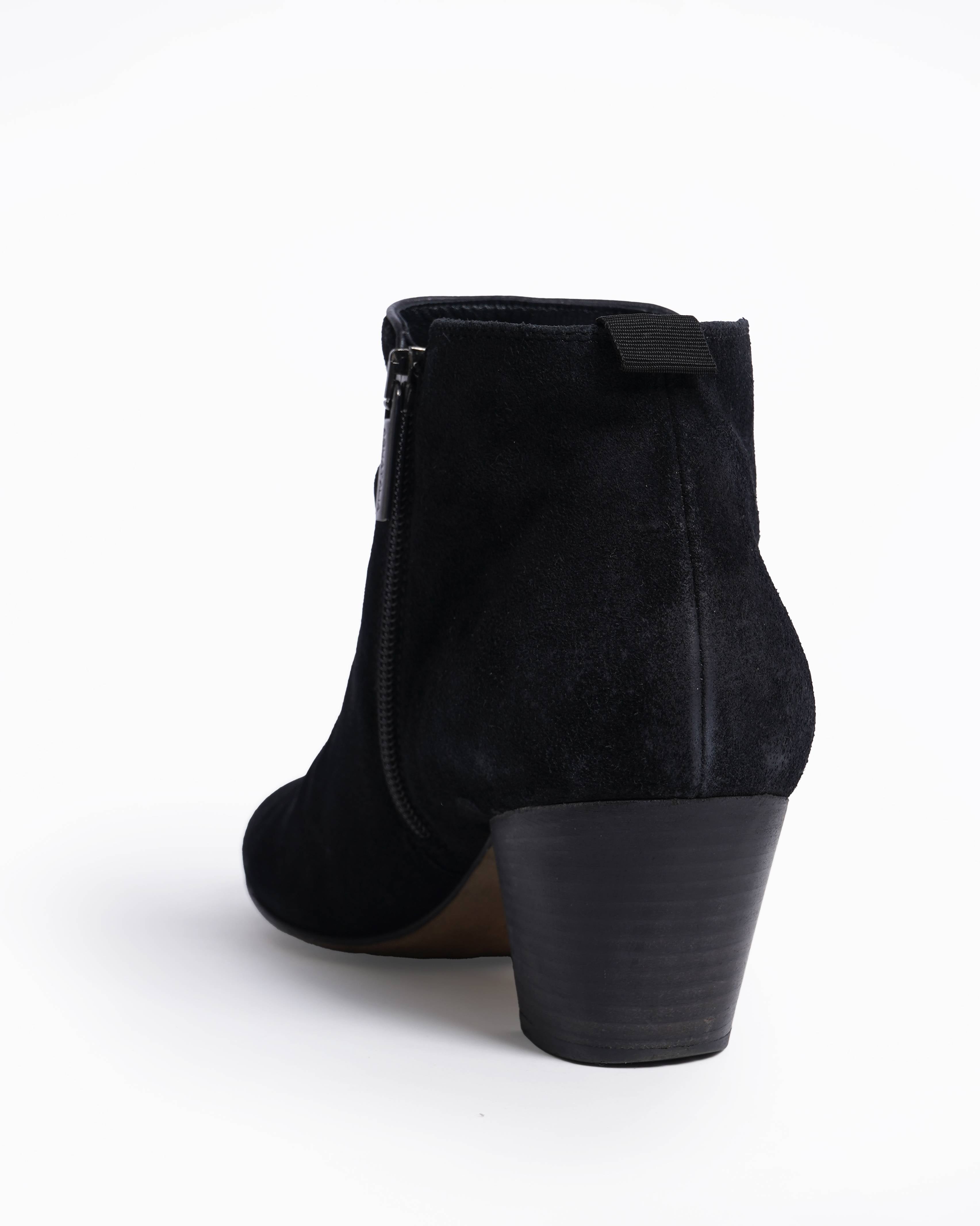 Russell & Bromley Black Suede Boots