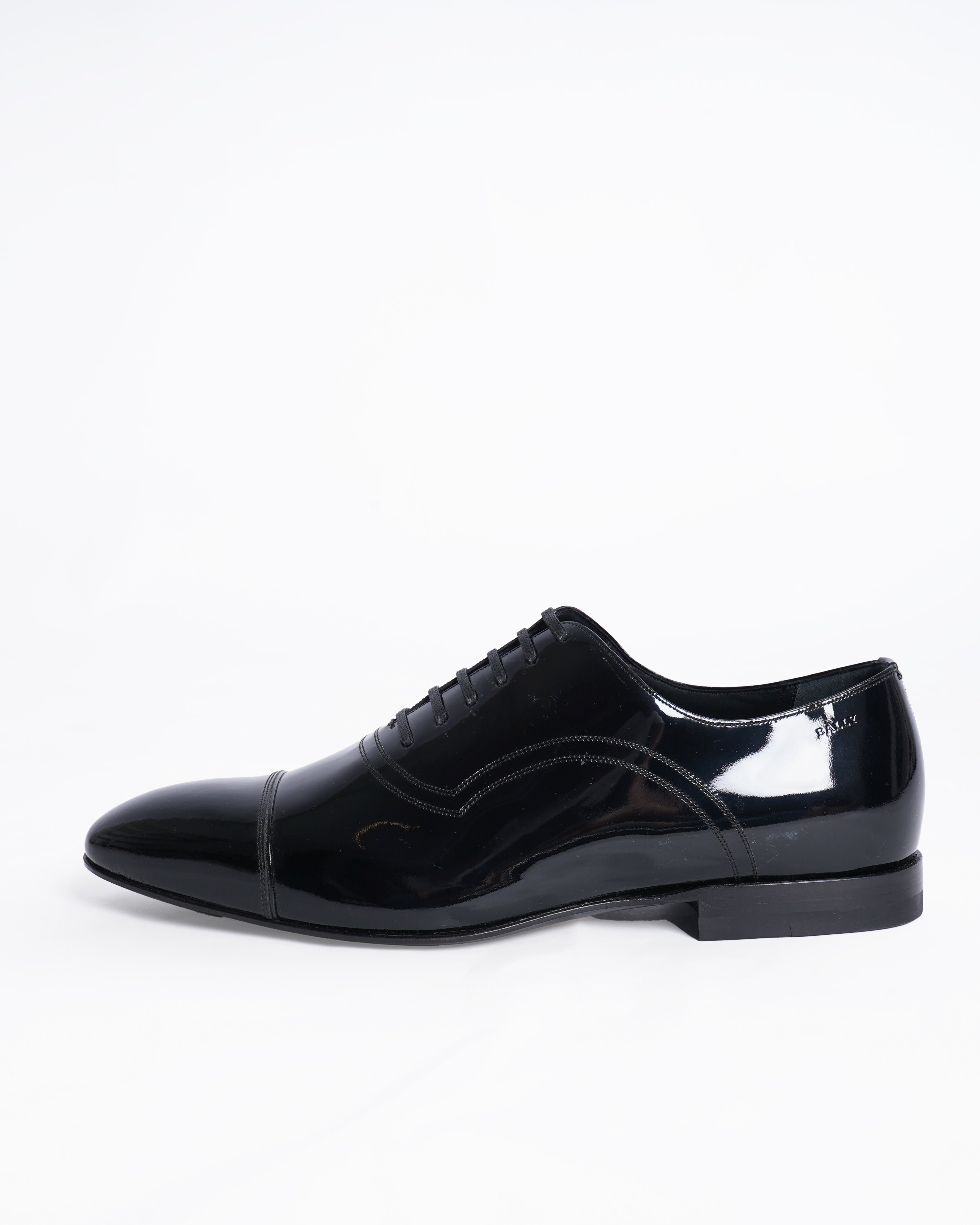 New Bally Men's Lace Up Patent Leather Shoes