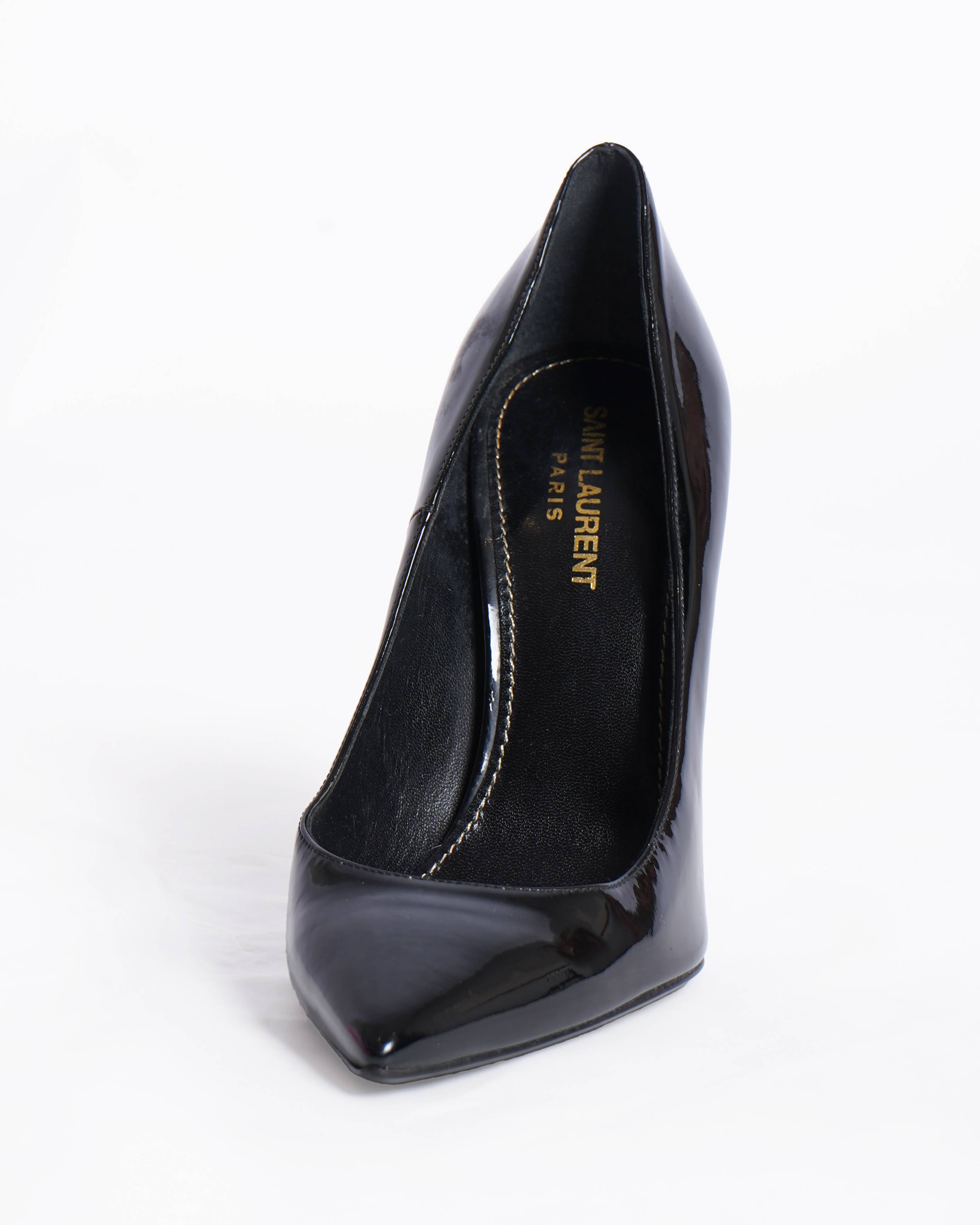 Yves Saint Laurent opyum pumps in patent leather