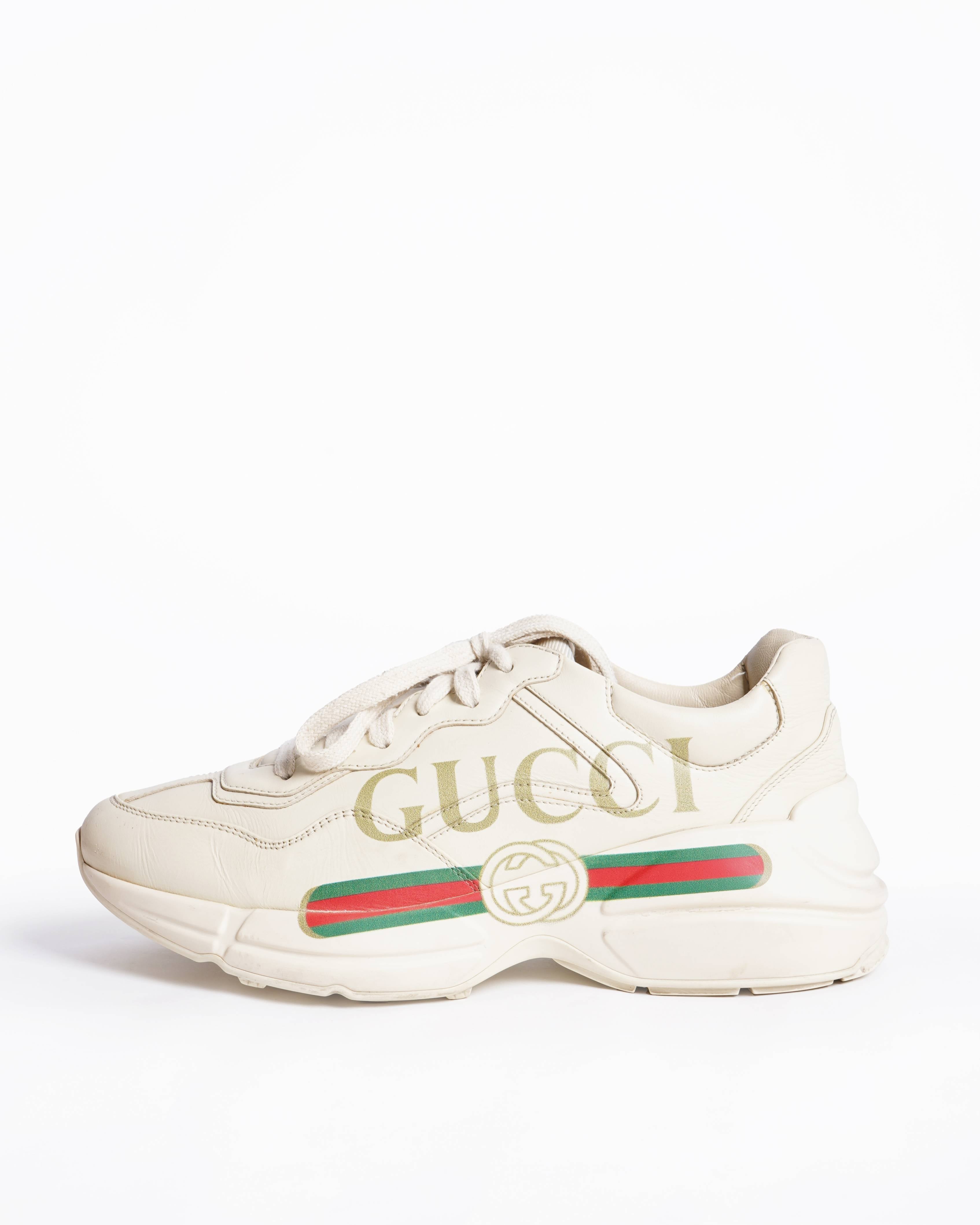 Gucci Men's Rhyton sneaker with Gucci logo