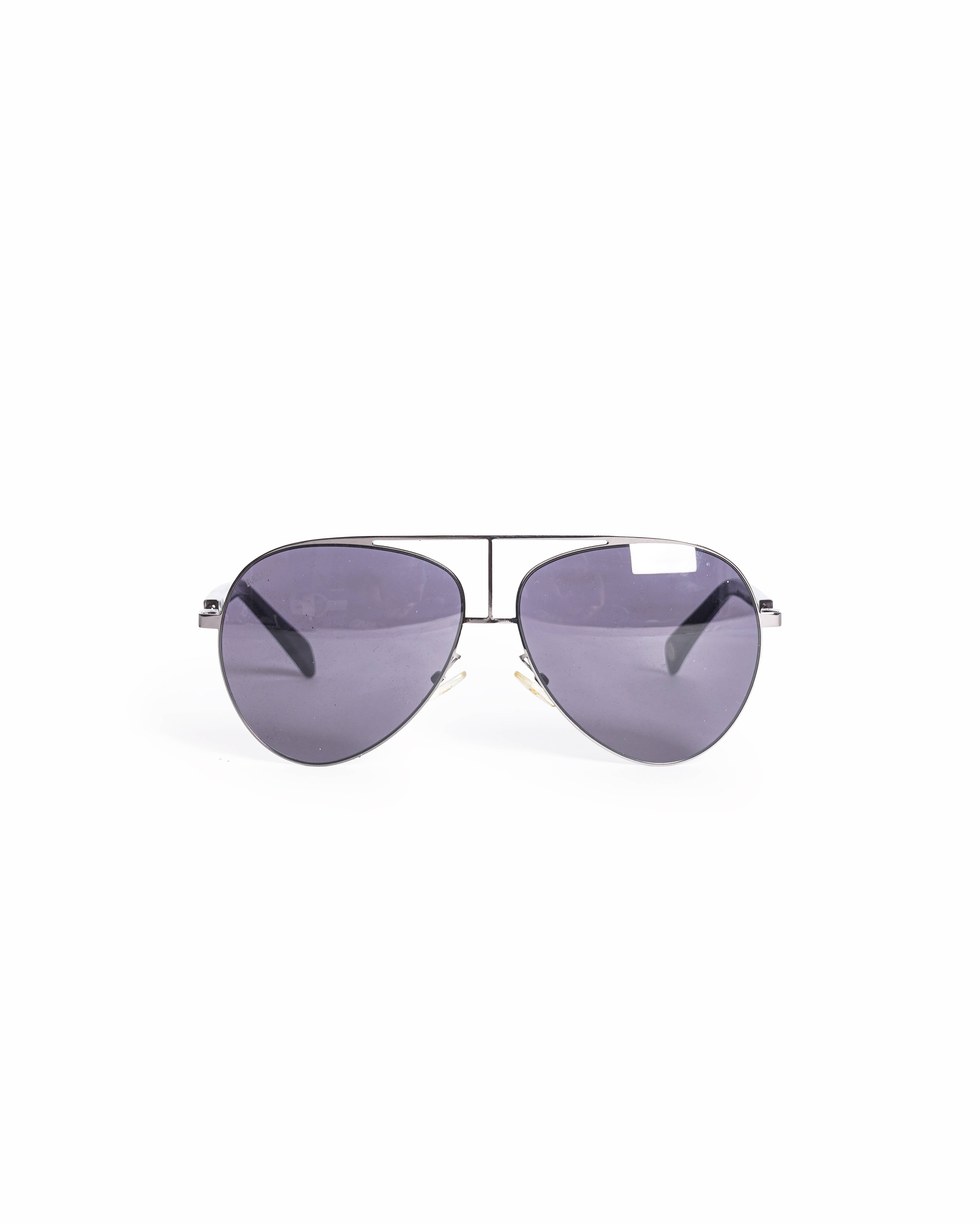Balmain Paris Men's Gunmetal-Tone Aviator Sunglasses
