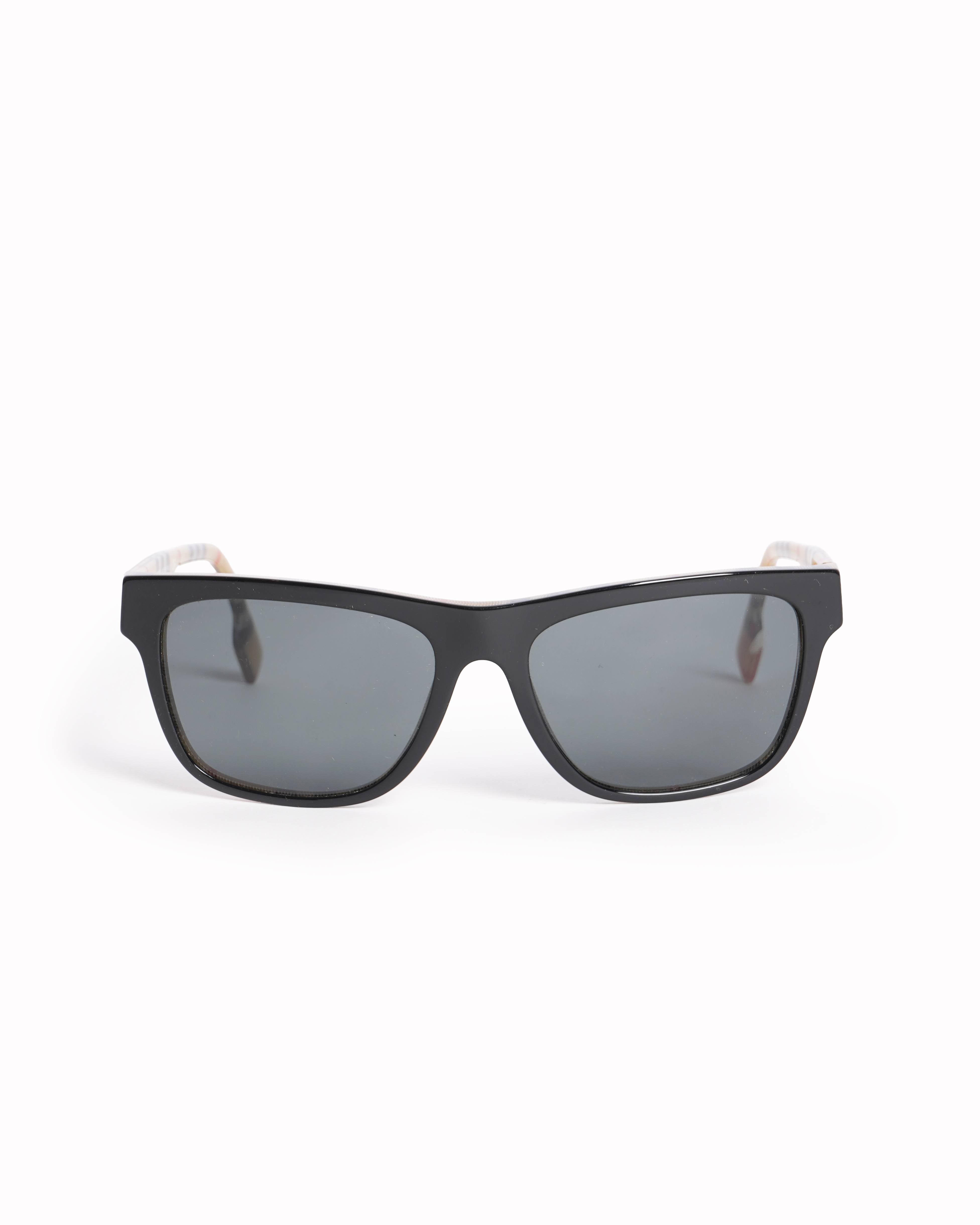 Burberry Men's Black Square Sunglasses