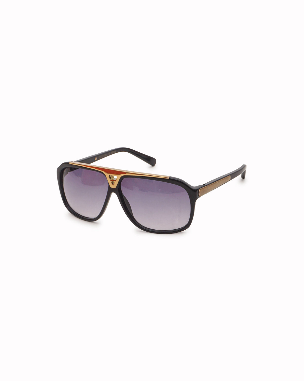Louis Vuitton Evidence Black & Gold Sunglasses