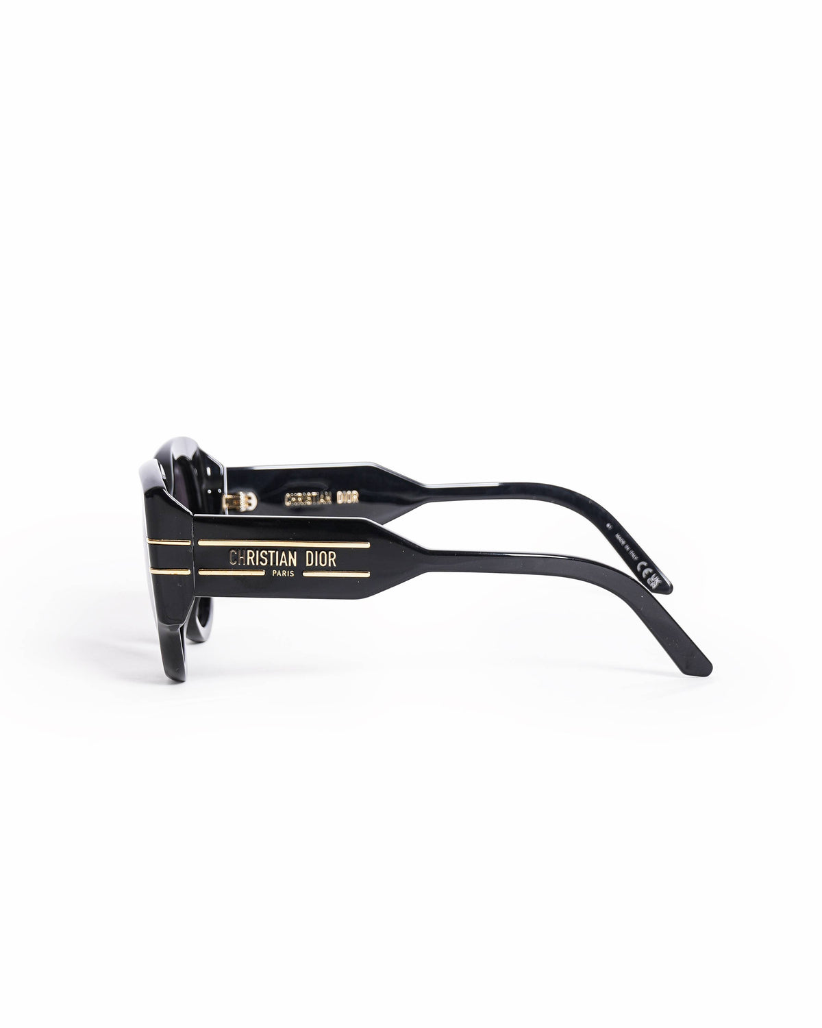 Dior Treasure Black Oval Winged Sunglasses