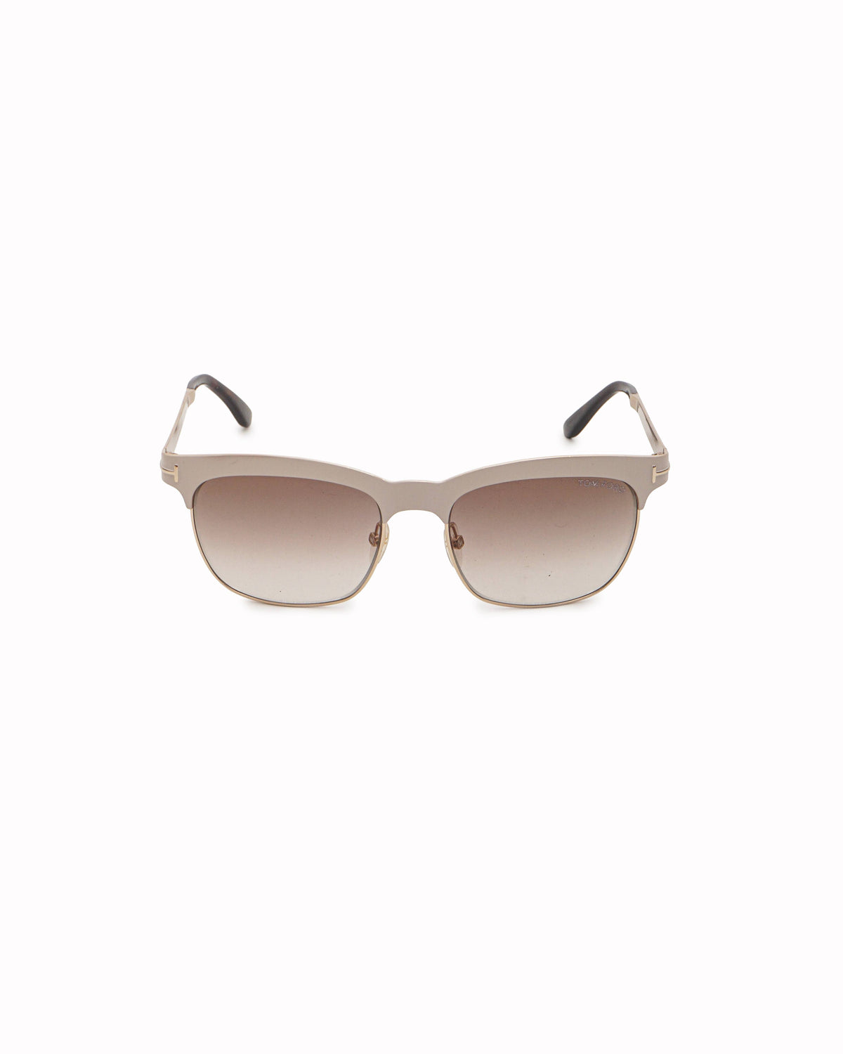 Tom Ford White Coated Metal Elena Sunglasses