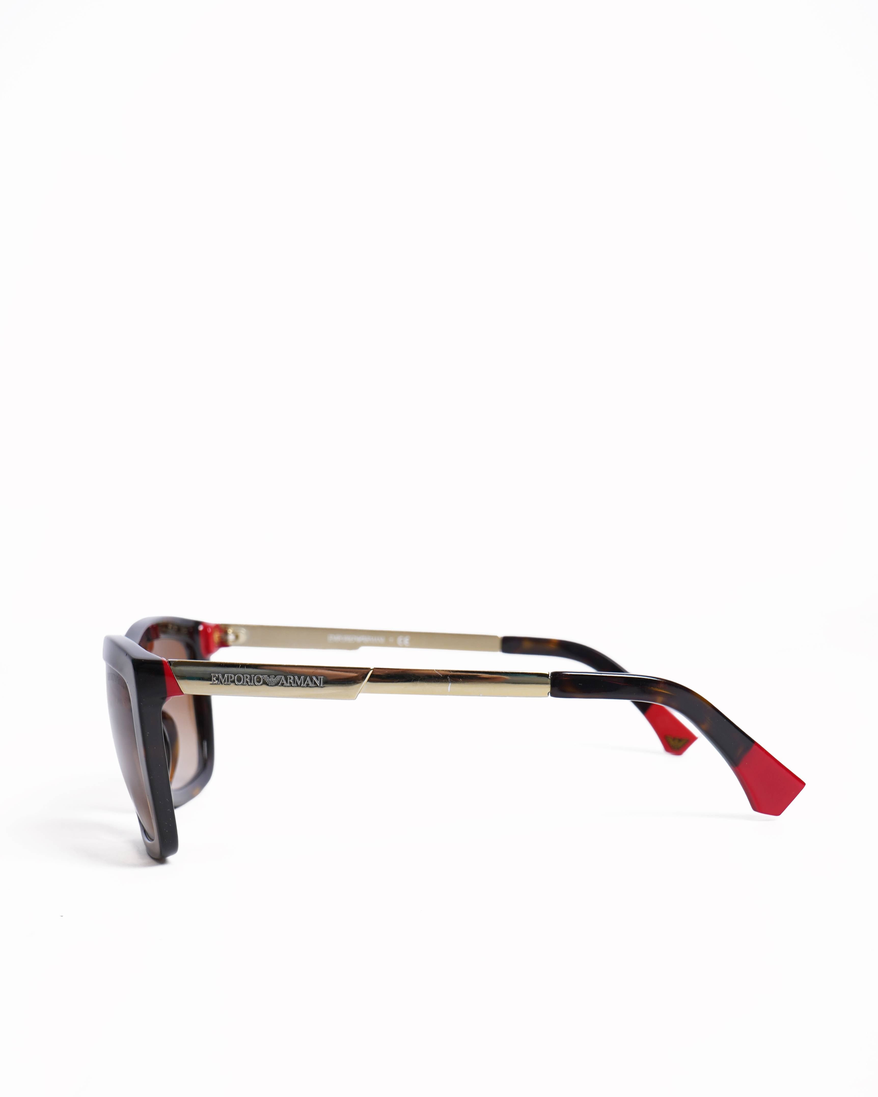 Emporio Armani Women's Sunglasses In Brown Lense