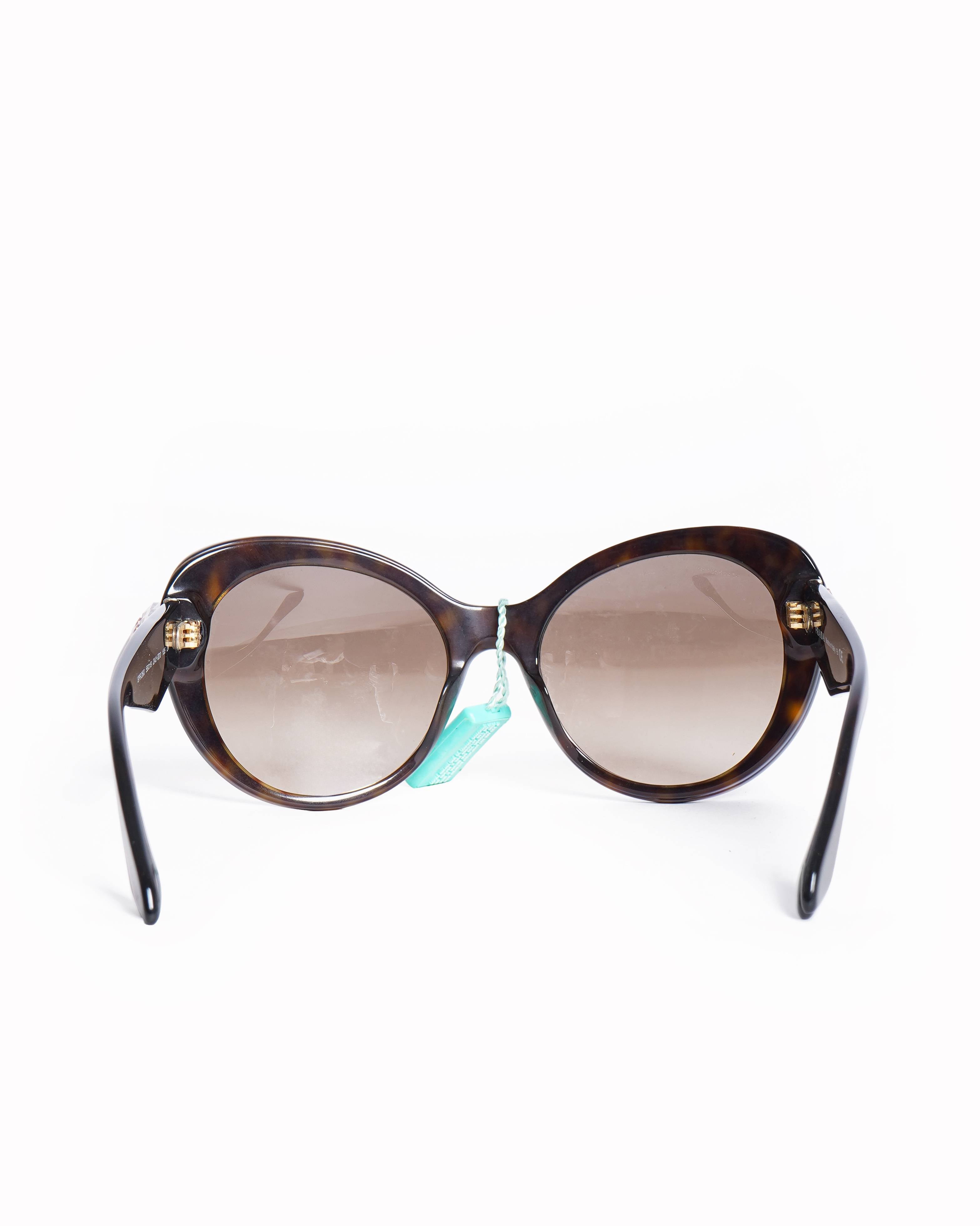 Prada Tortoiseshell Oversized Sunglasses