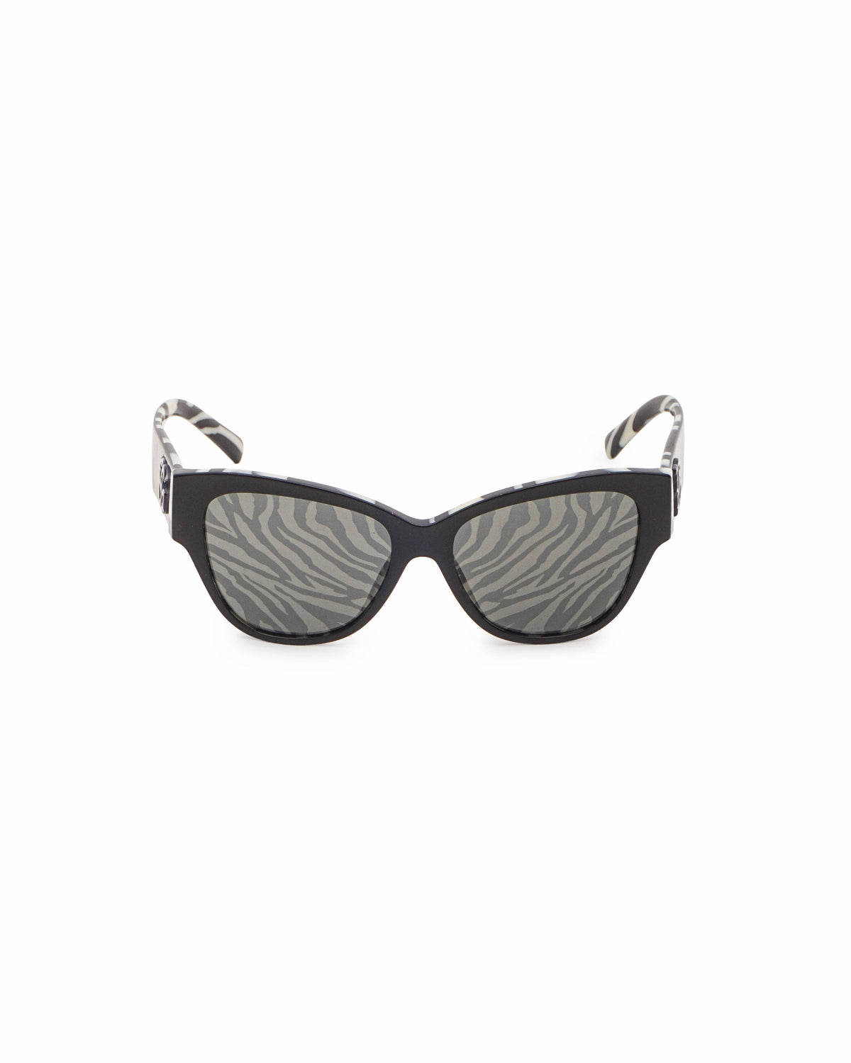 Dolce & Gabbana DG Crossed Zebra Print Sunglasses