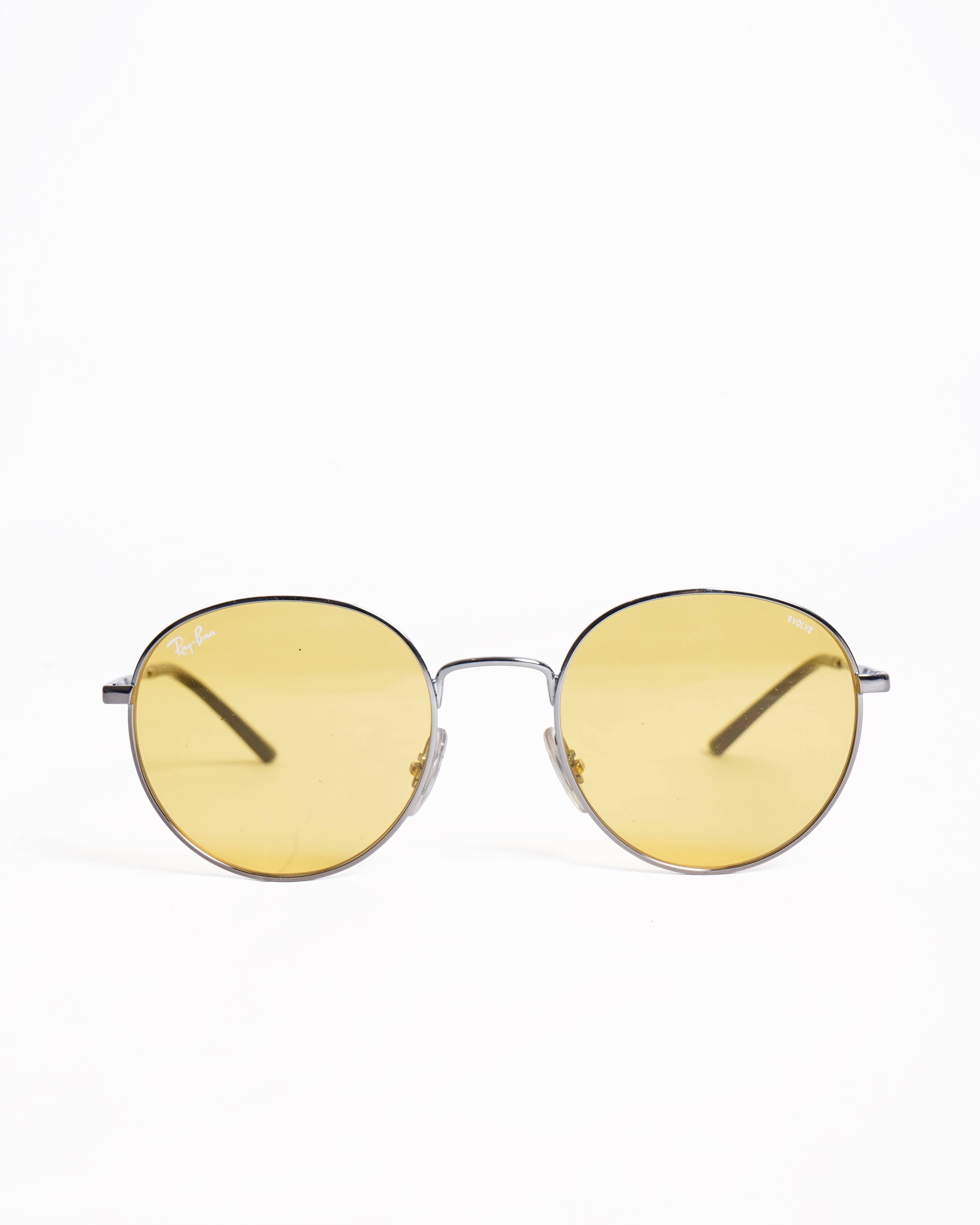 Ray-Ban yellow tinted sunglasses