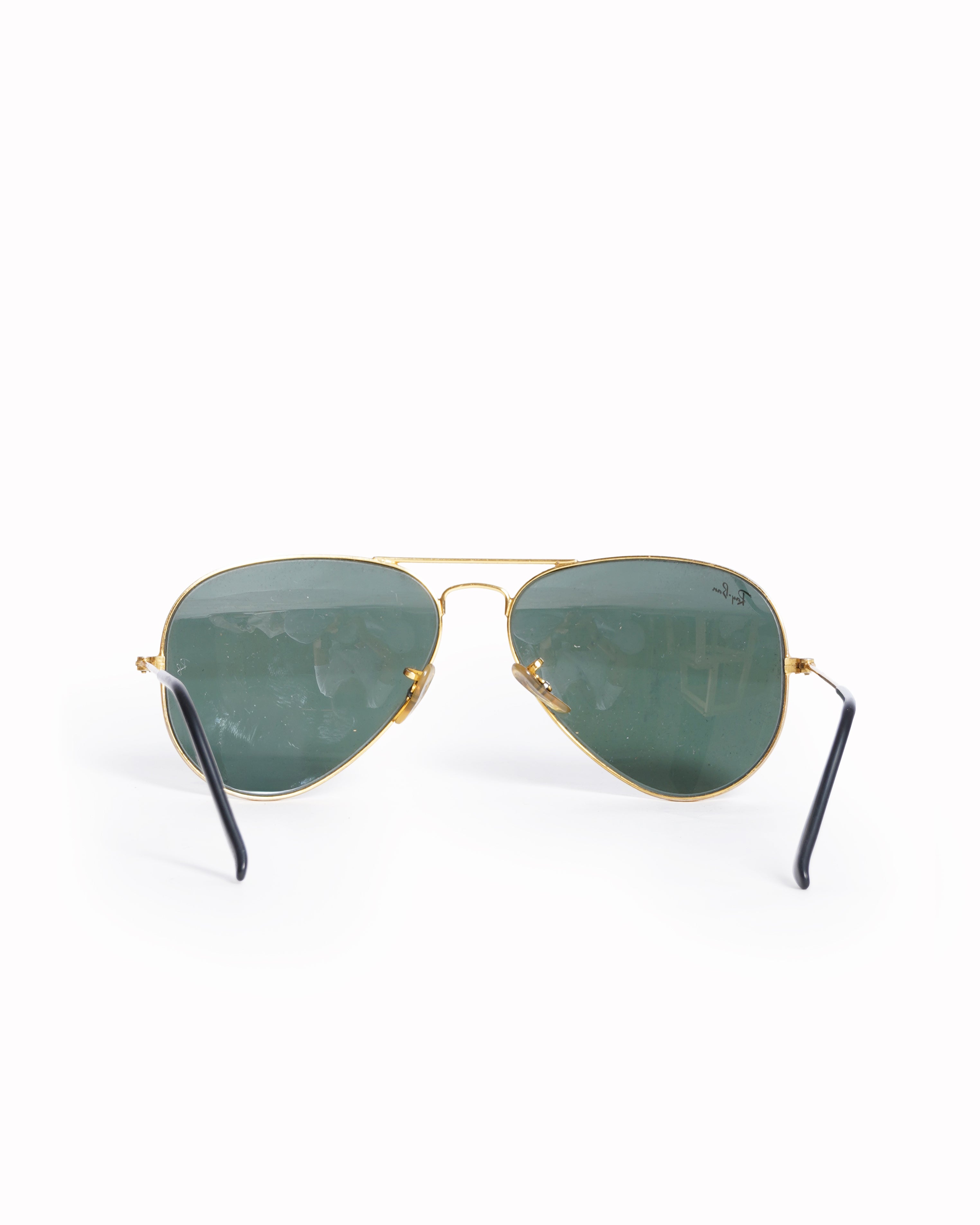 Rayban aviator gold frame sunglasses