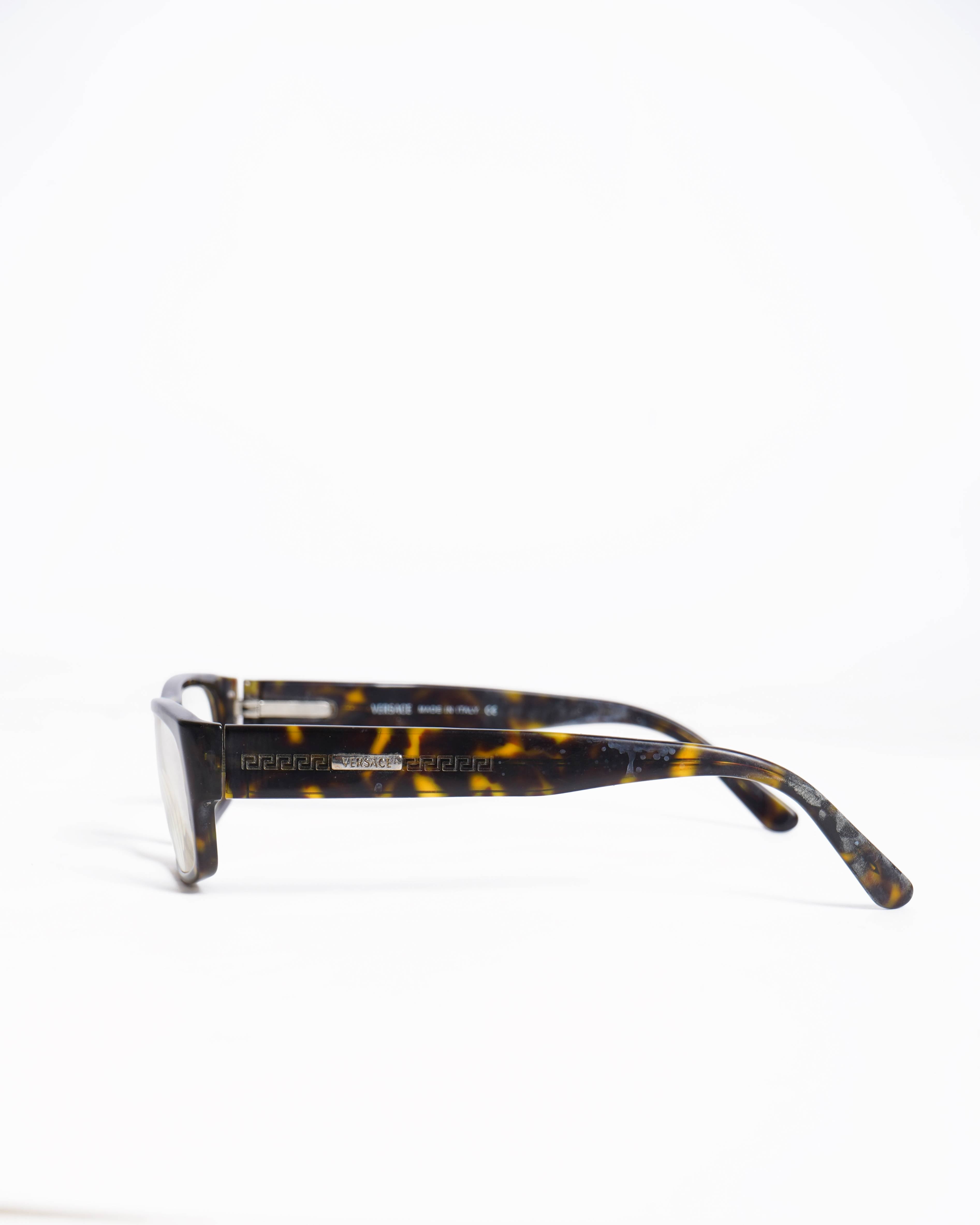 Versace tortoise frame rectangle opticals