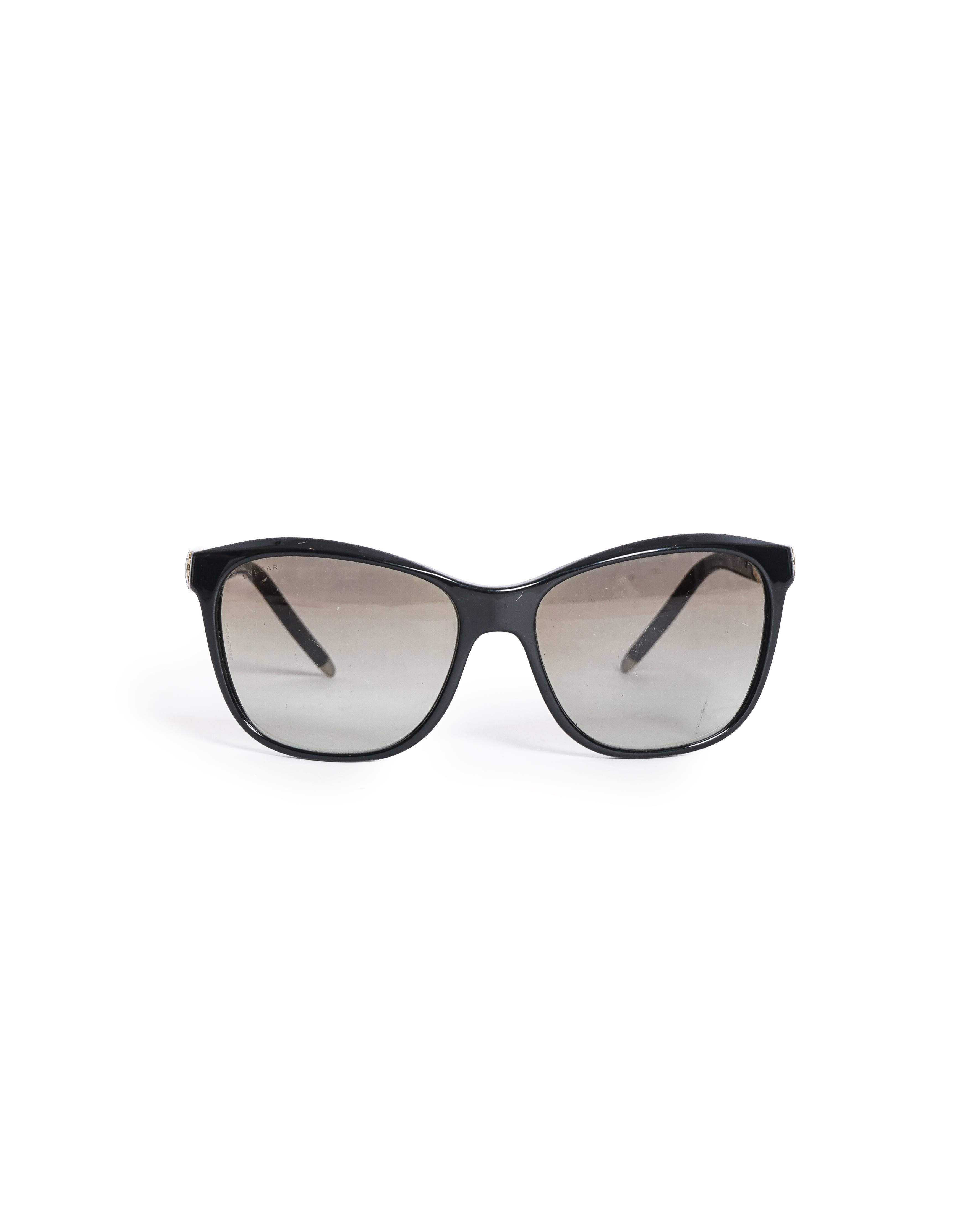 Bvlgari Women Cat-Eye Sunglasses With Detailing On The Temple