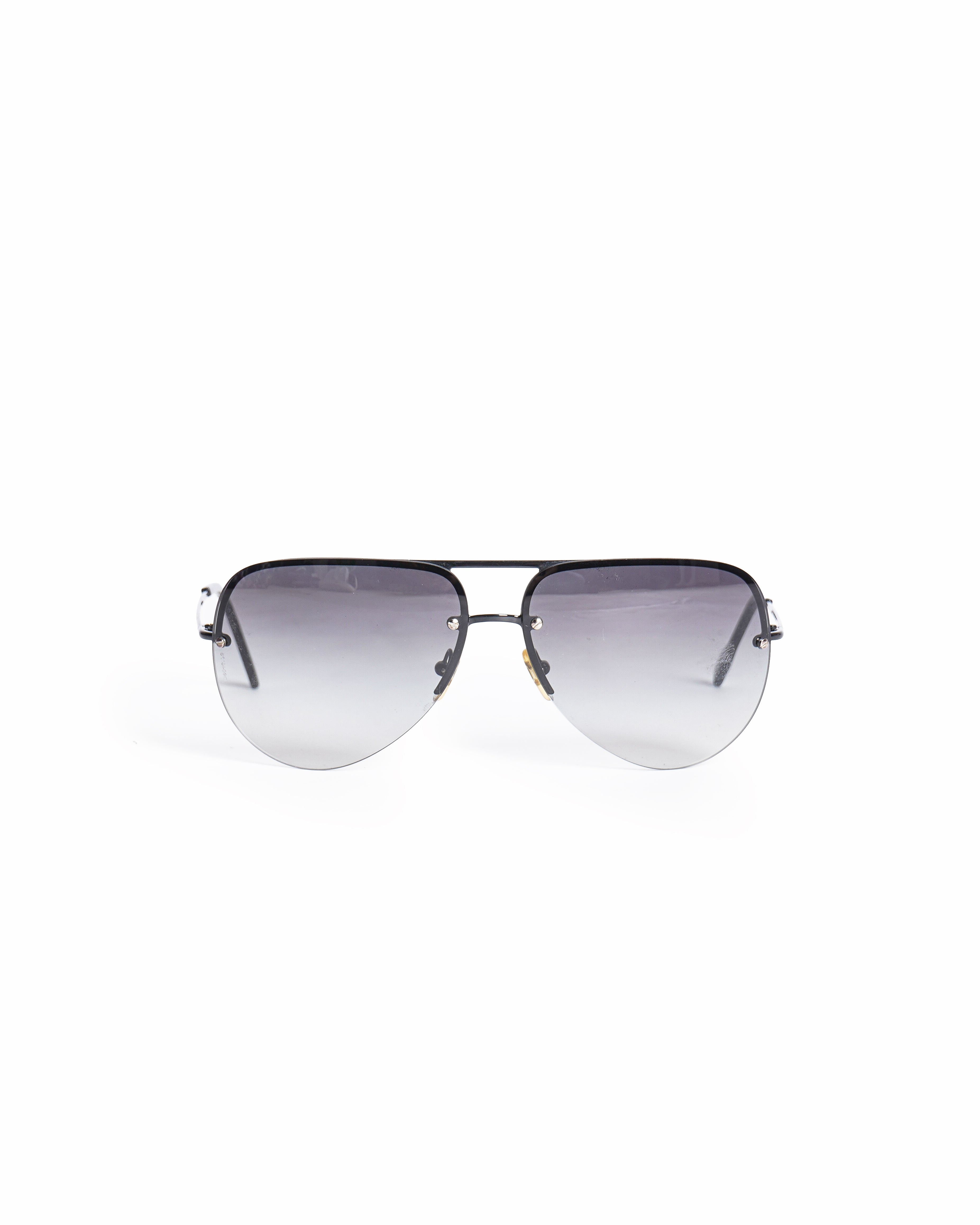Dolce & Gabbana Black Aviator Sunglasses