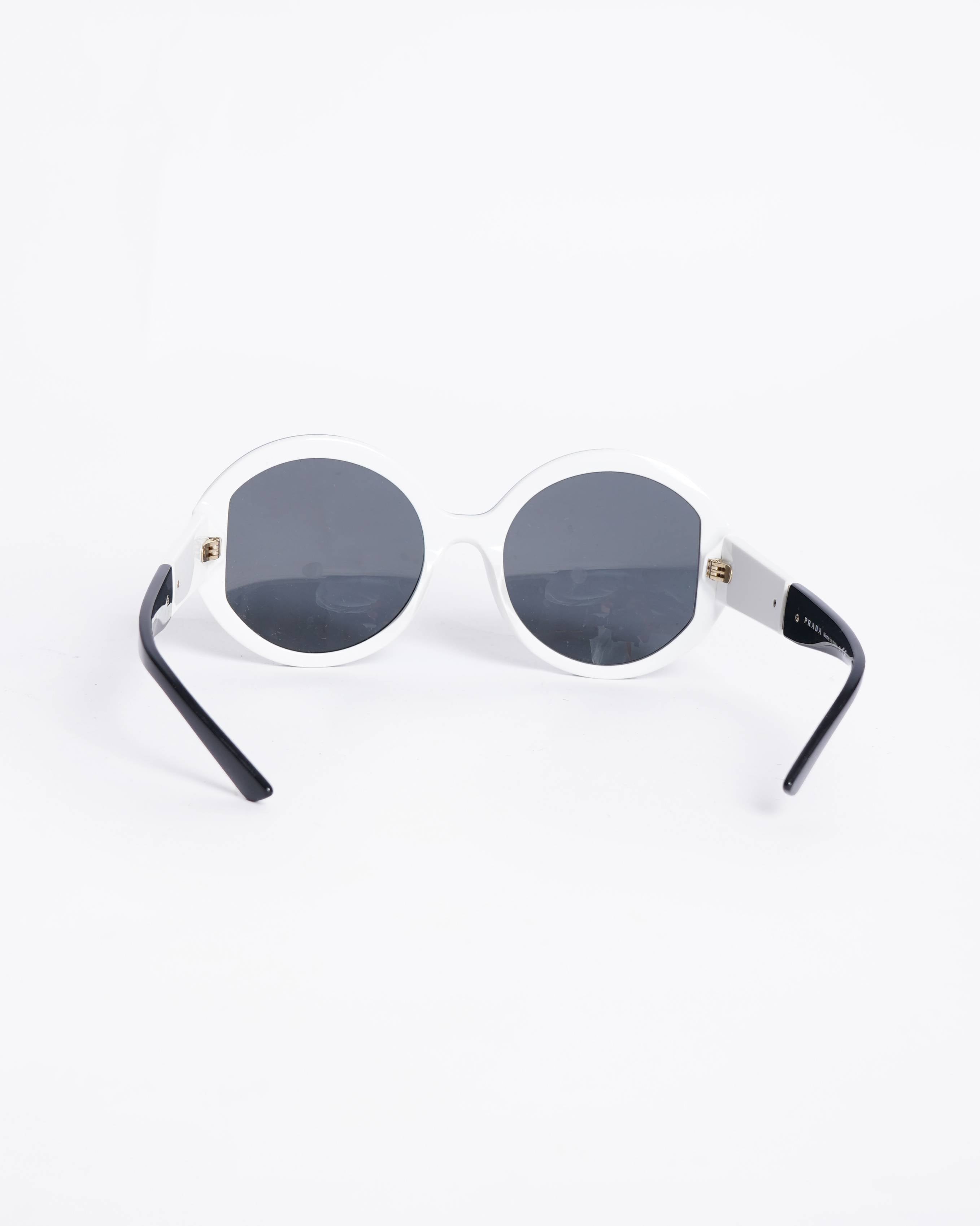Prada Black & White Frame Sunglasses