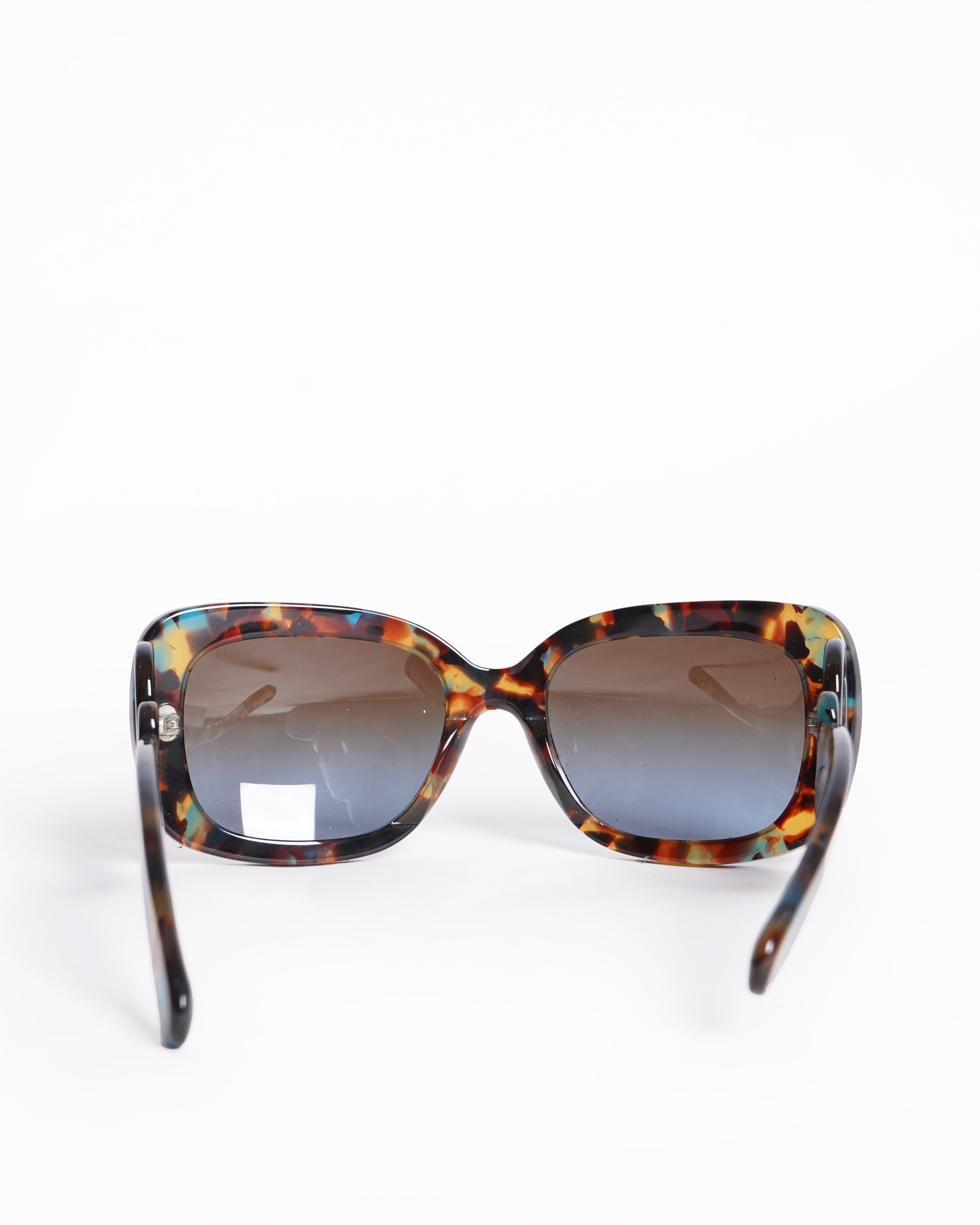 Prada swirl tortoise frame baroque Sculptural sunglasses