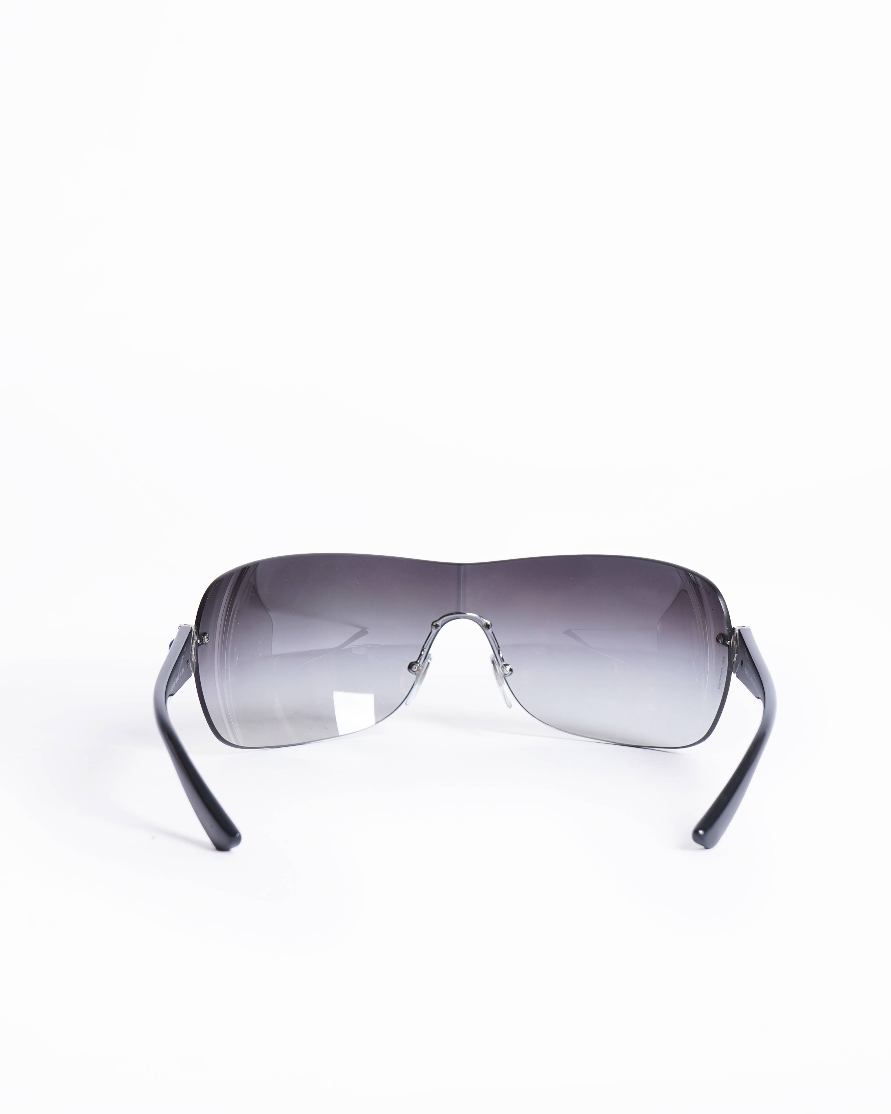 Bvlgari black frame sunglasses