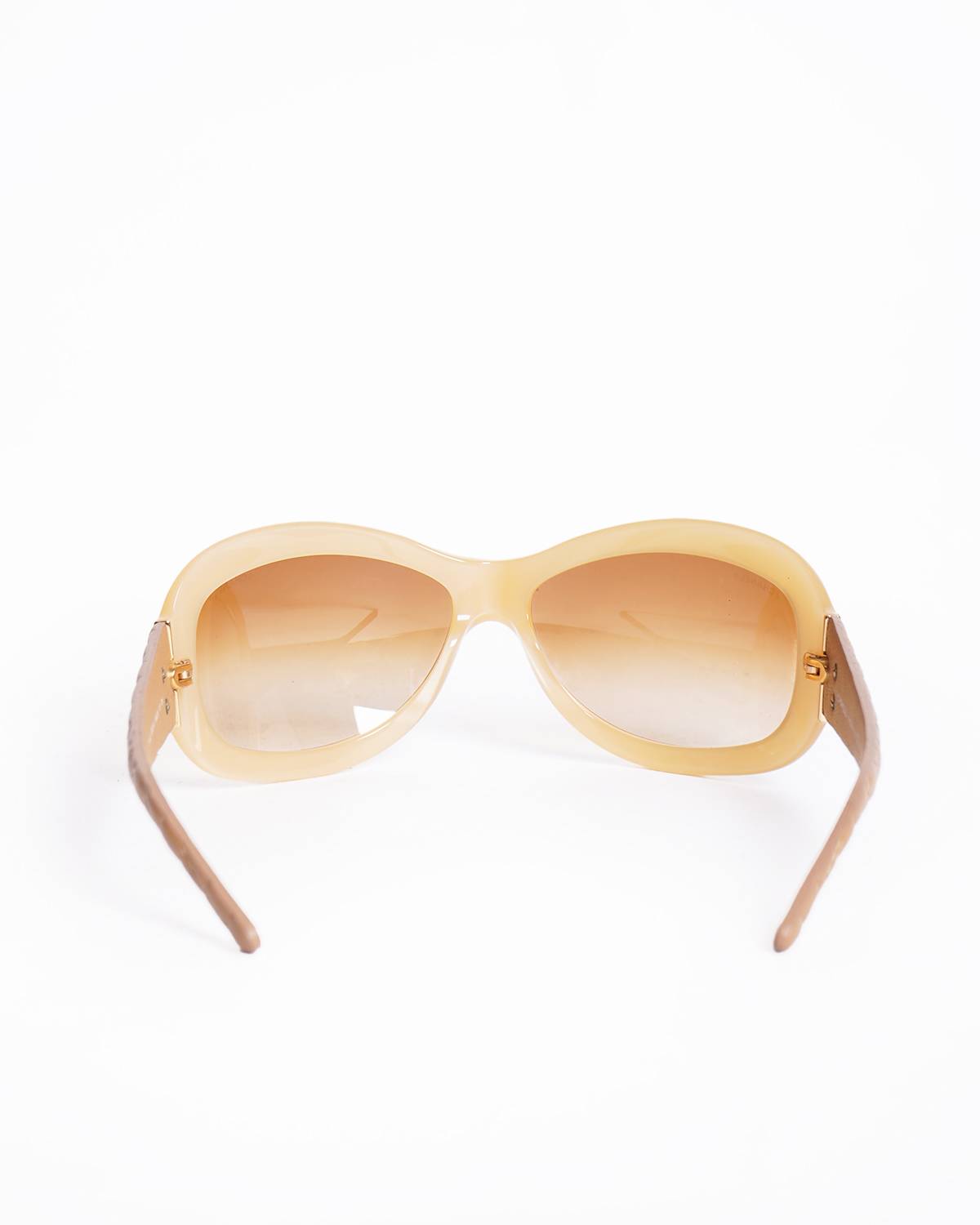 Vintage Chanel Women Sunglasses With Thick Frame Detailing