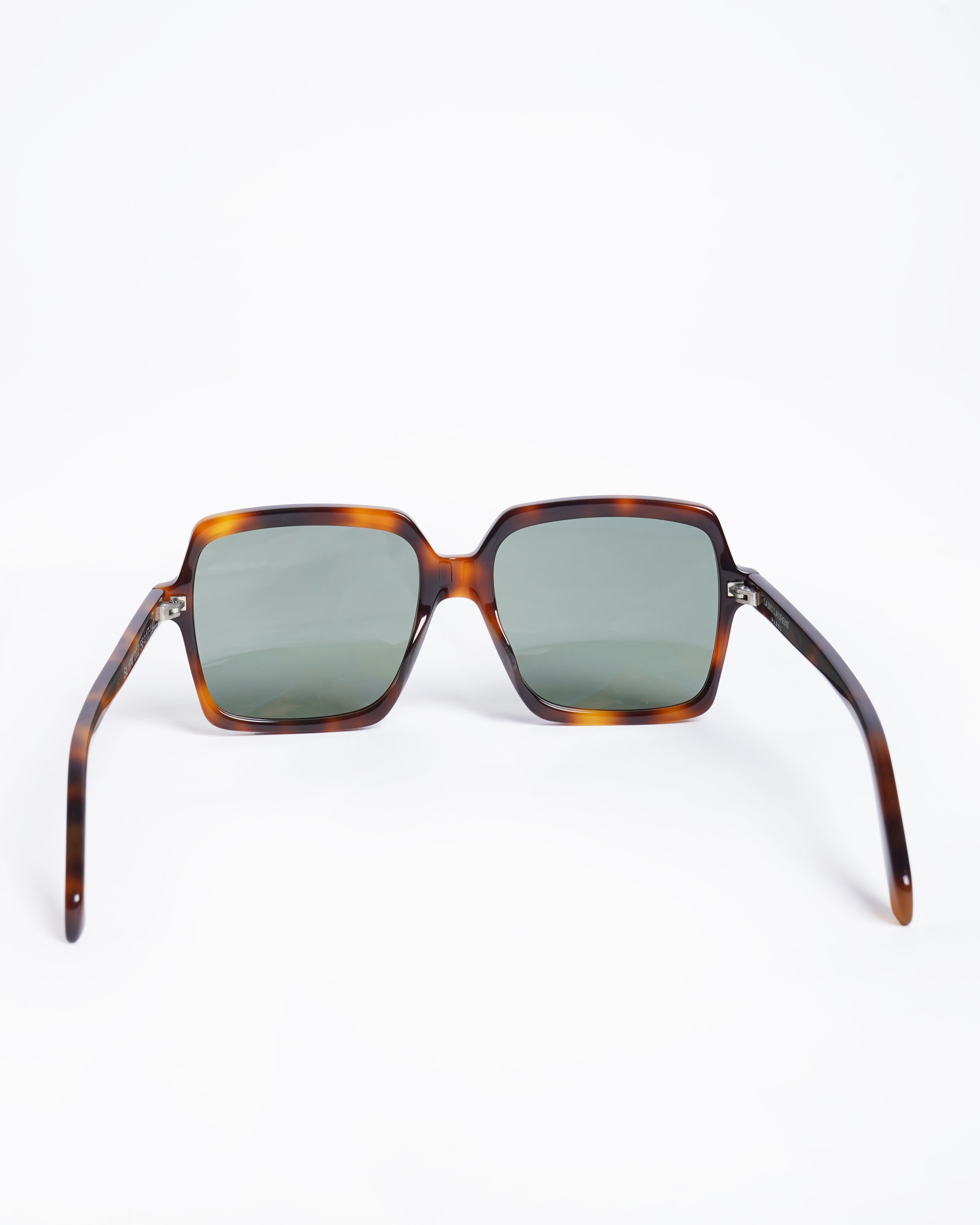Saint Laurent Tortoise Oversized Women’s Sunglasses