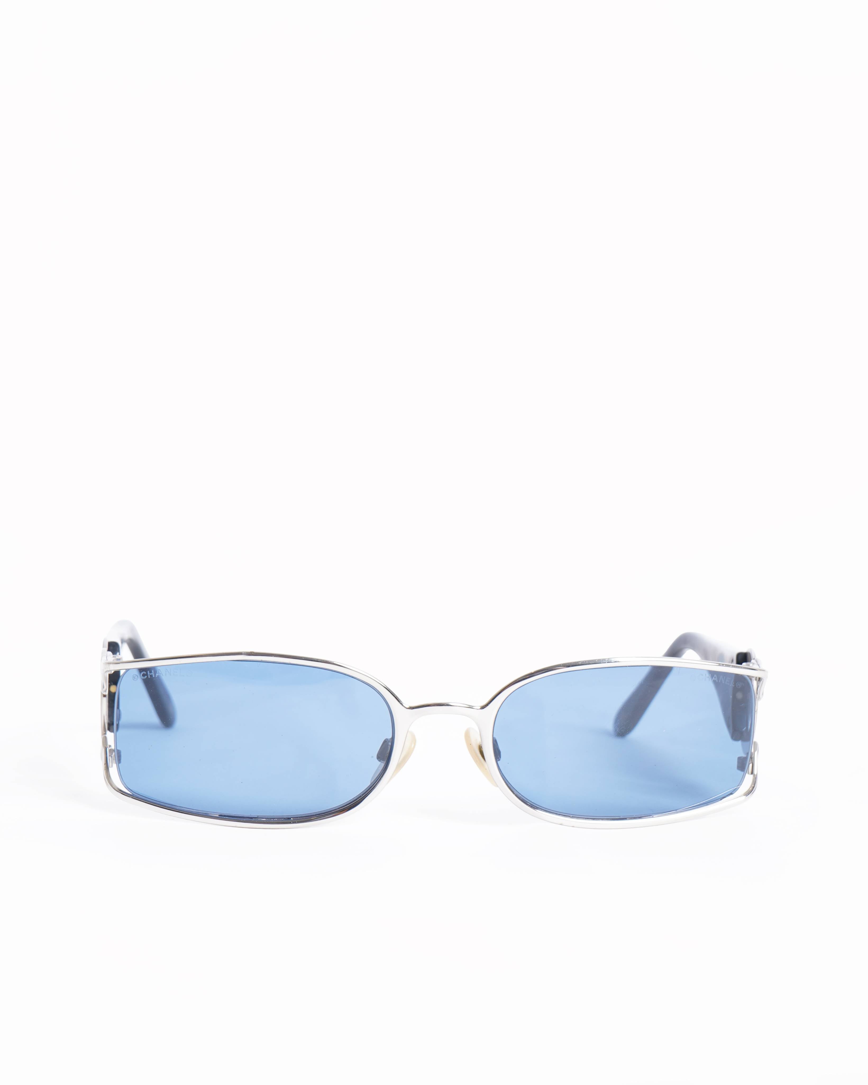 Chanel Women's Sunglasses With Thick Temple & CC Detail